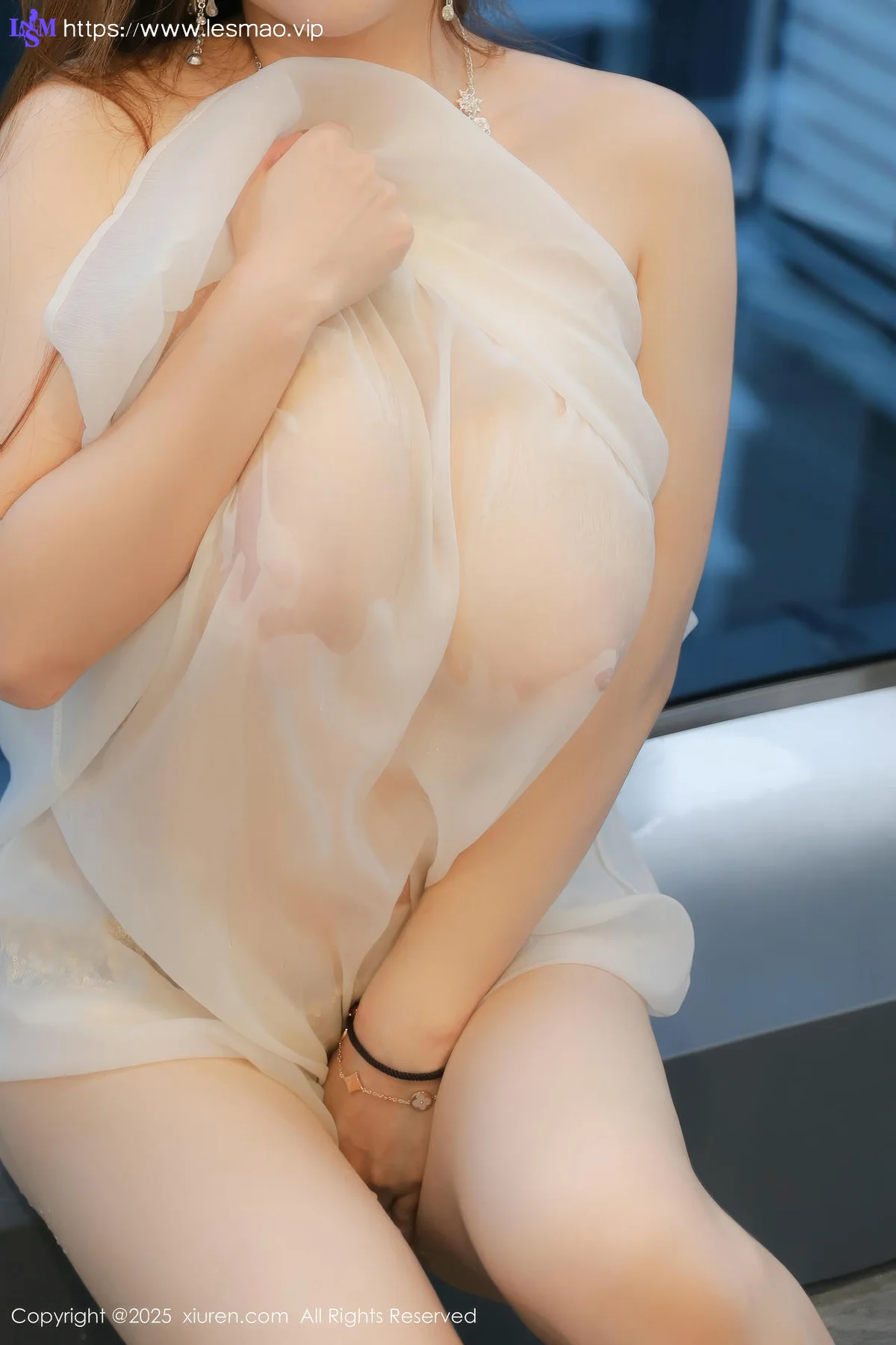 XiuRen 秀人 No.10218 小肉肉咪 性感白色泳衣 - 6