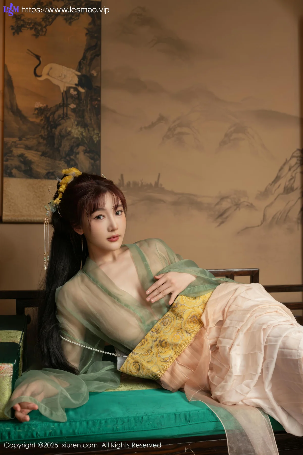 XiuRen 秀人 No.10223 陆萱萱和安然anran 激情互动性感古装 - 6