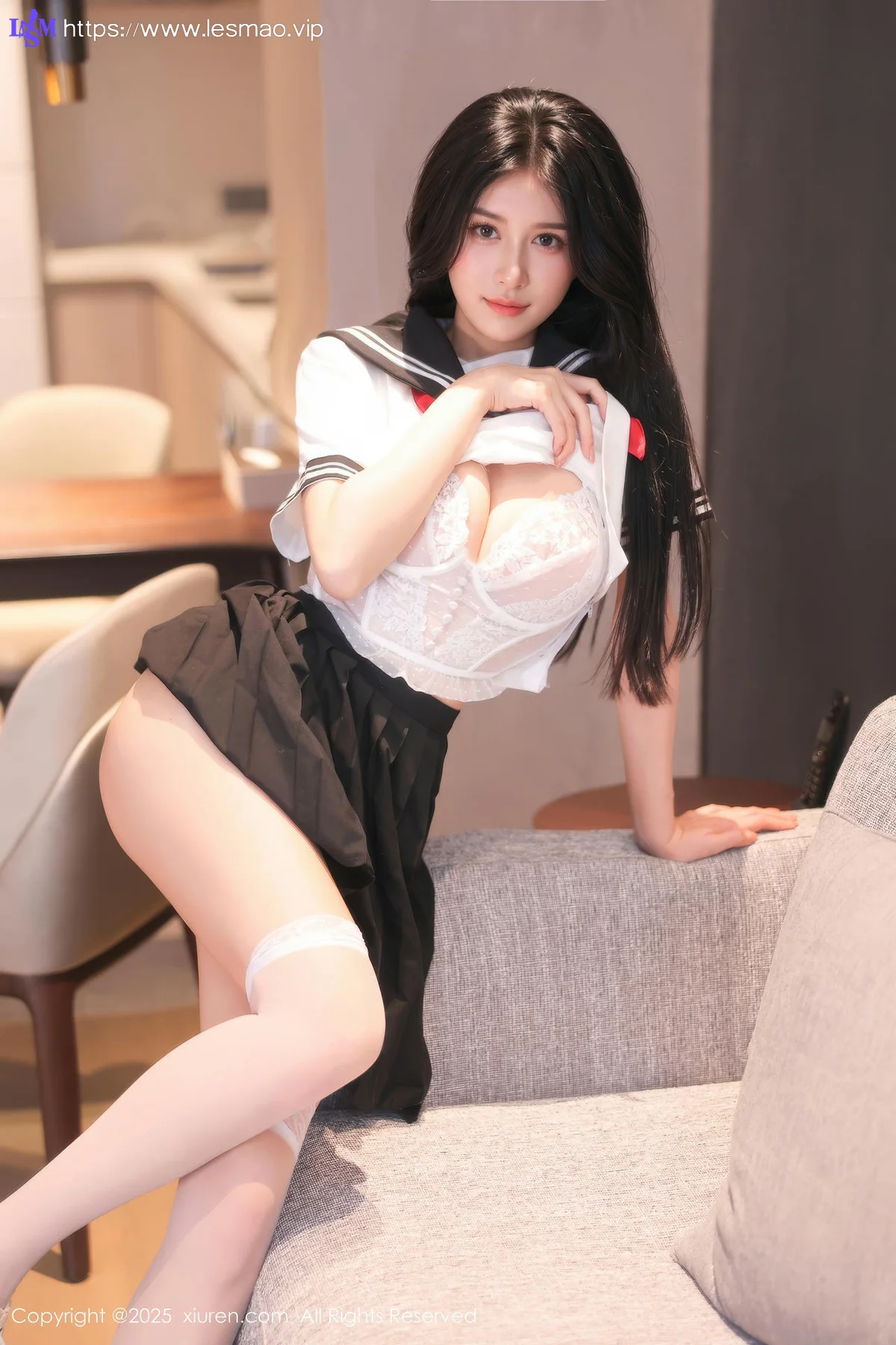XiuRen 秀人 No.10234 shelly诗莉吖 首套写真学生装扮 - 5