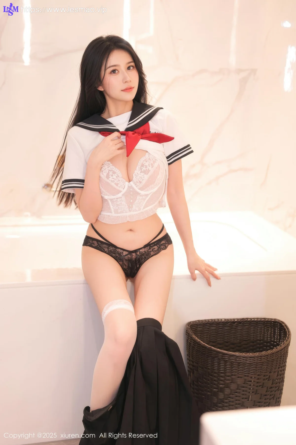 XiuRen 秀人 No.10234 shelly诗莉吖 首套写真学生装扮 - 3