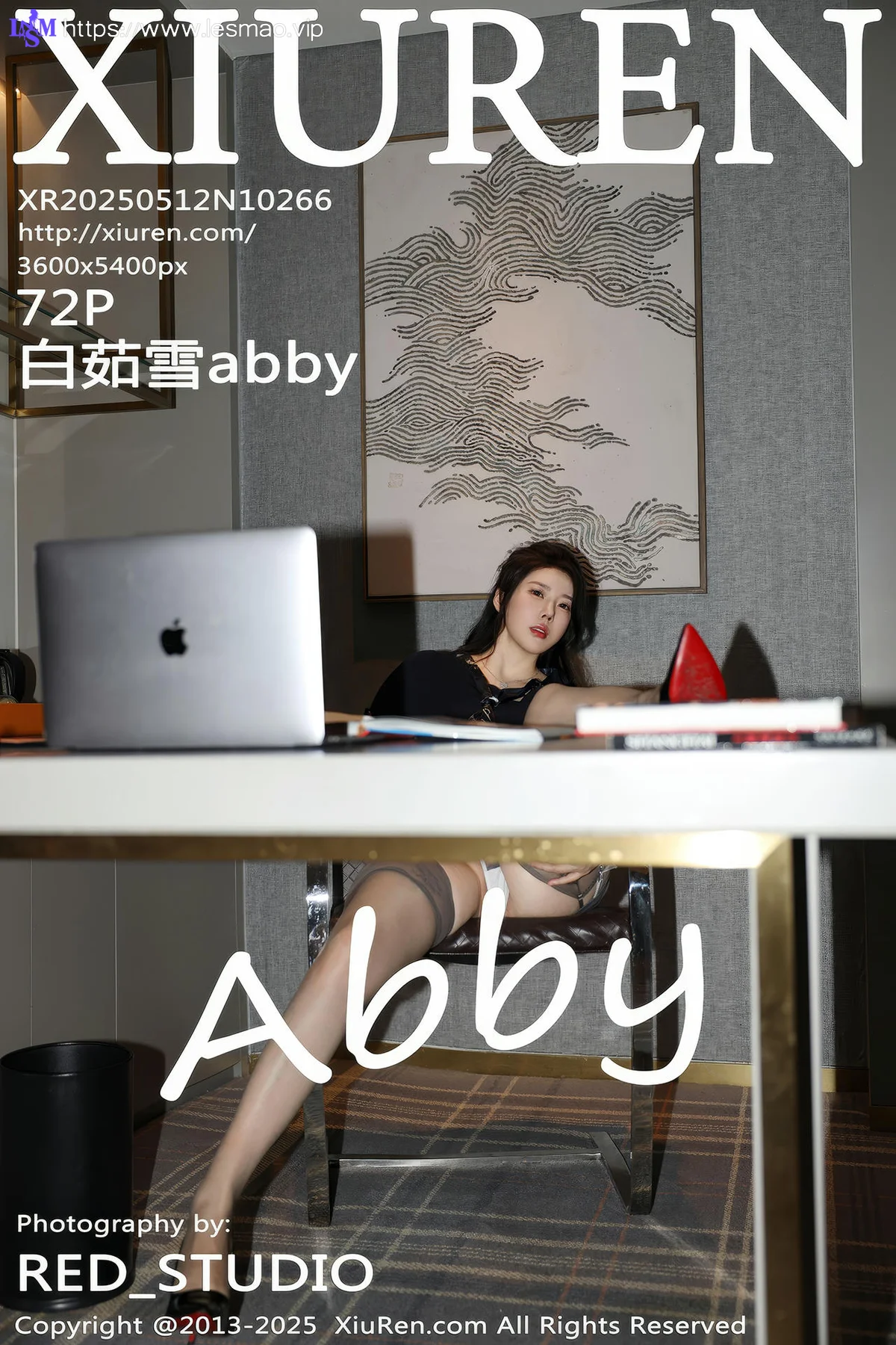 XiuRen 秀人 No.10266 白茹雪abby 黑色OL服饰 - 3