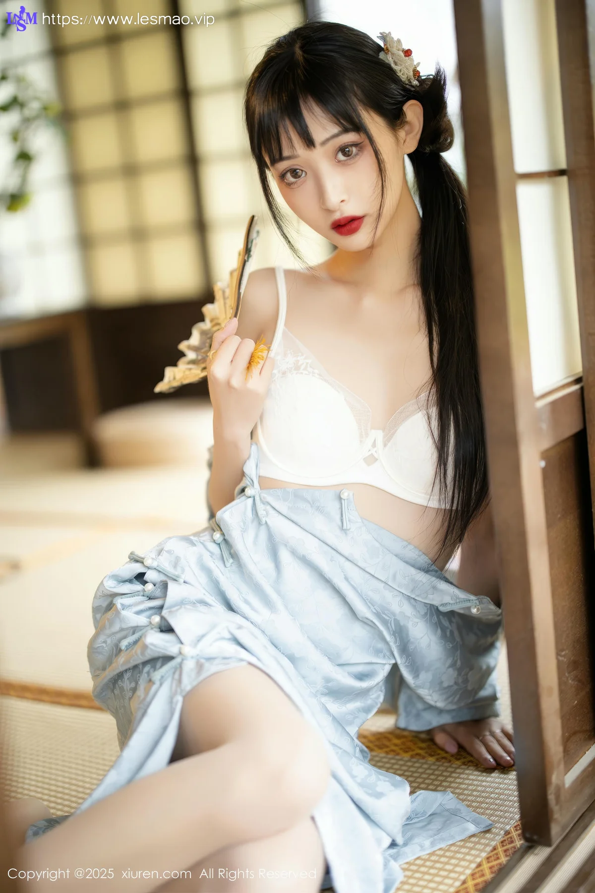 XiuRen 秀人 No.10278 茂木希子 日式旗袍肉色丝袜 - 10