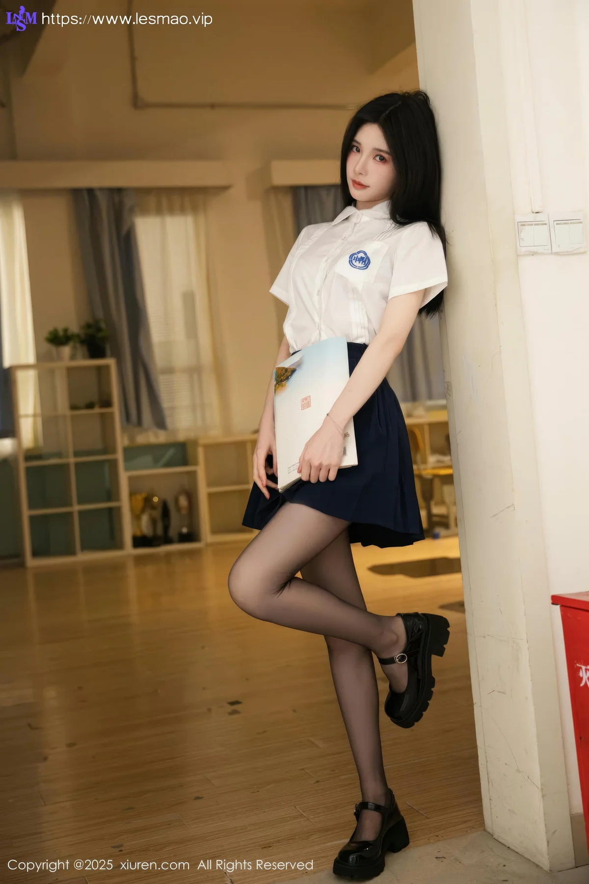 XiuRen 秀人 No.10287 布丁wow JK制服魅惑黑丝 - 1