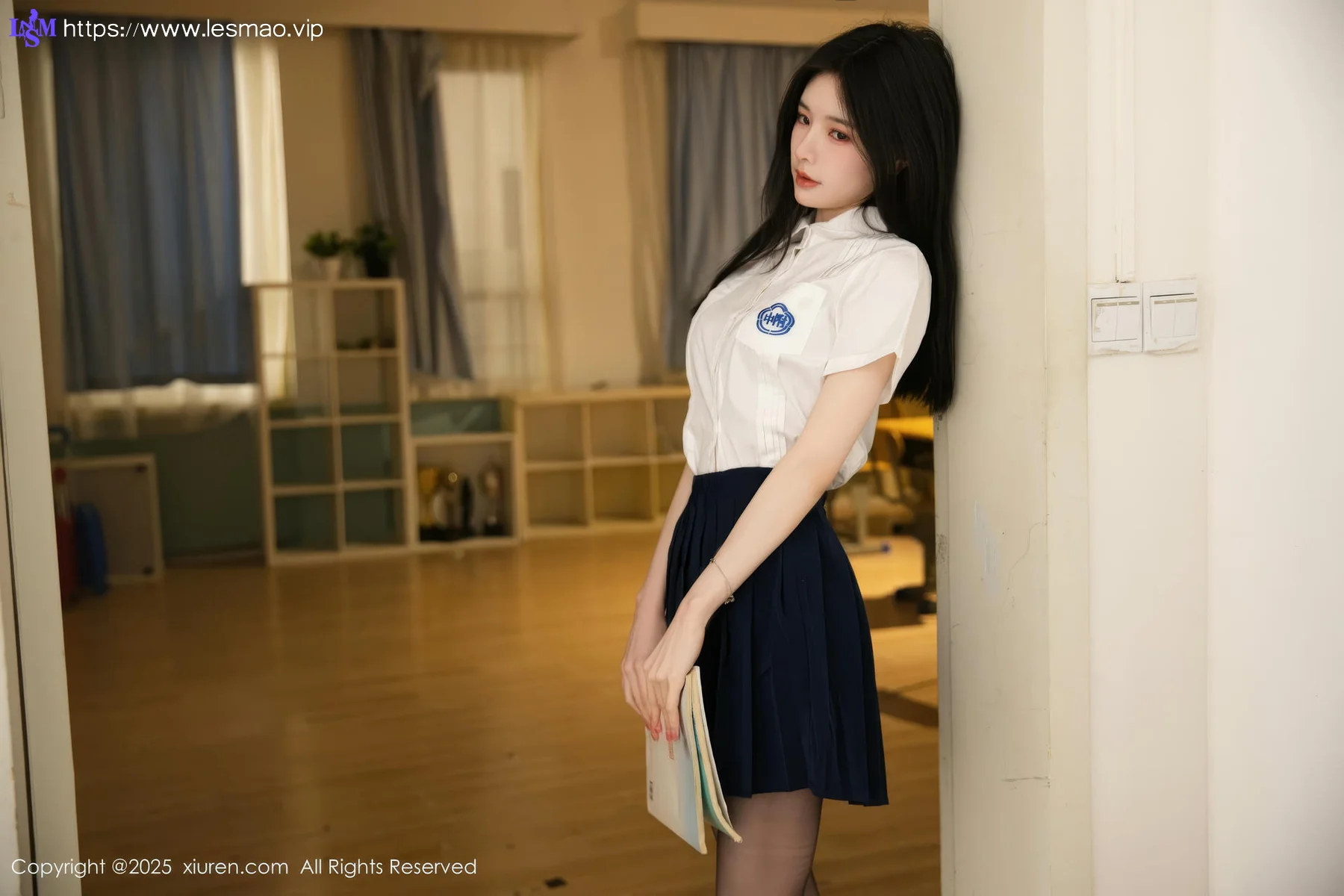 XiuRen 秀人 No.10287 布丁wow JK制服魅惑黑丝 - 3