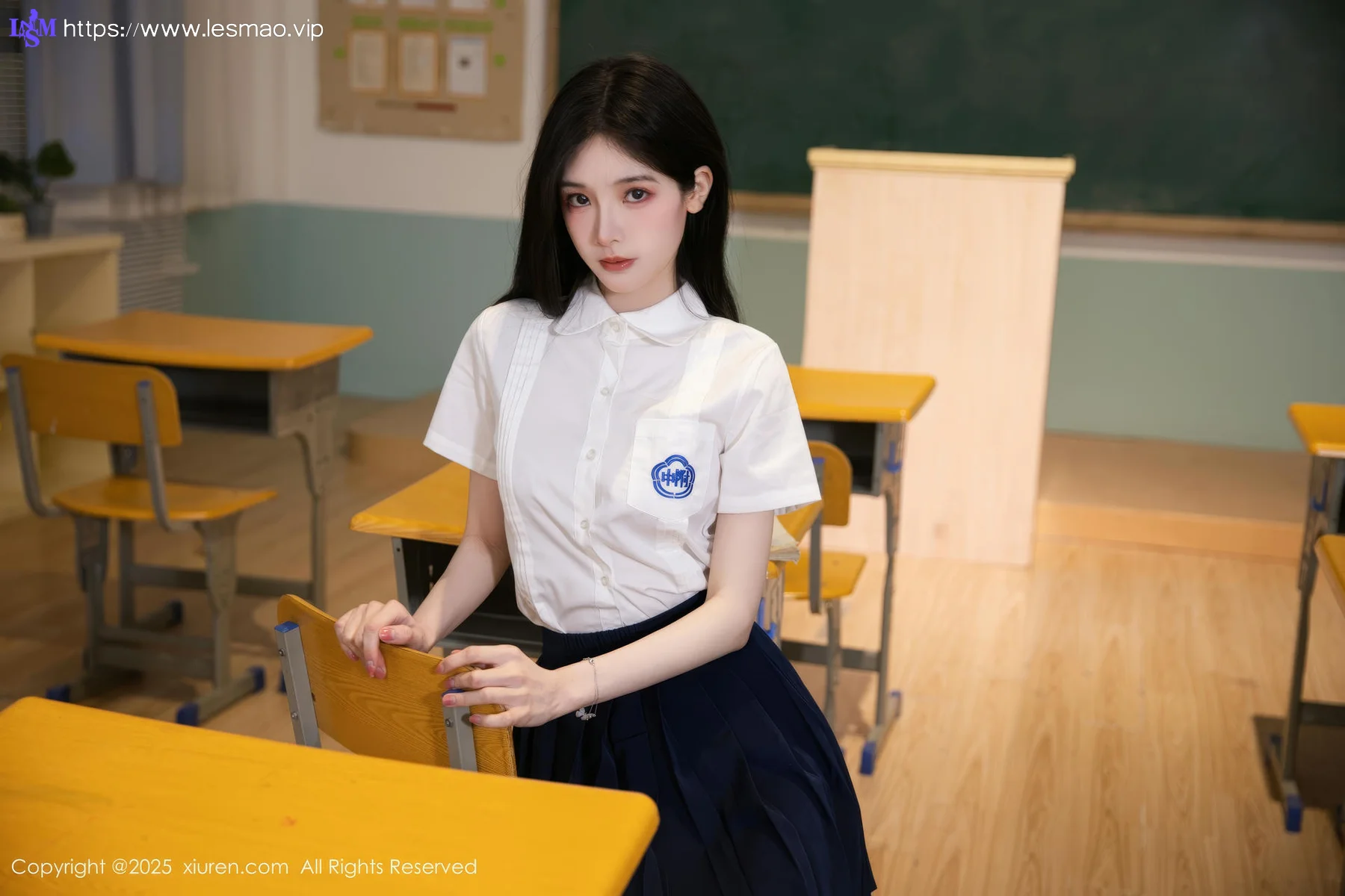 XiuRen 秀人 No.10287 布丁wow JK制服魅惑黑丝 - 6
