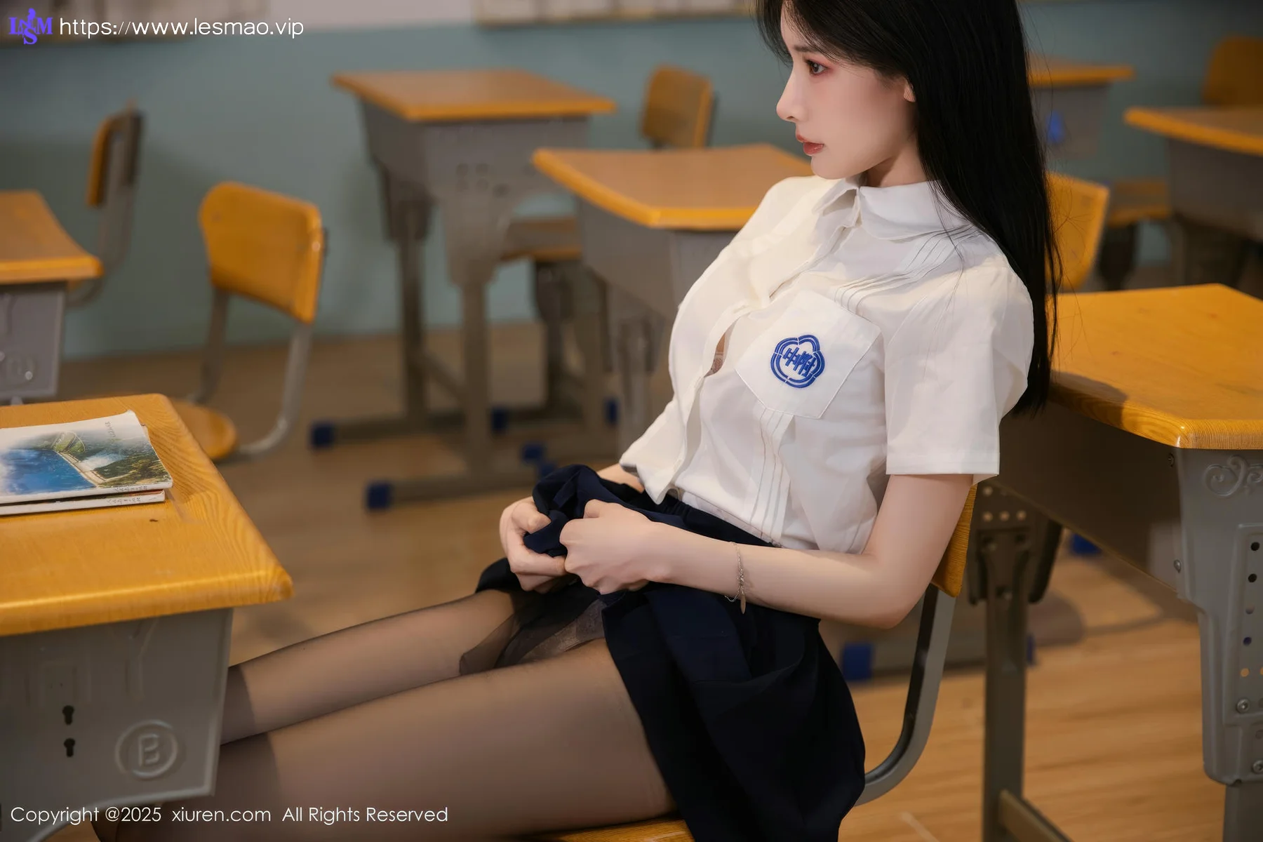 XiuRen 秀人 No.10287 布丁wow JK制服魅惑黑丝 - 5