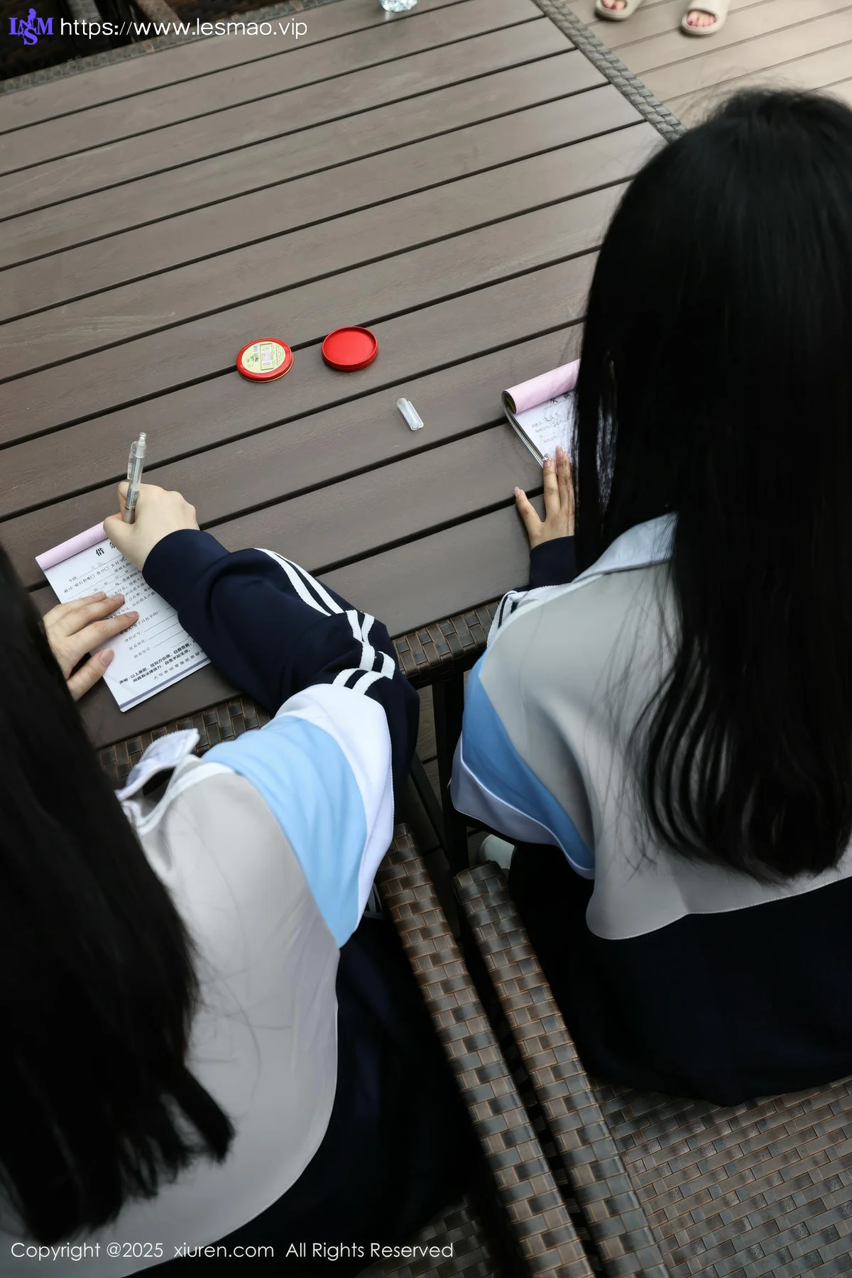 XiuRen 秀人 No.10288 小芭乐 两位蓝色校服大美女 - 3
