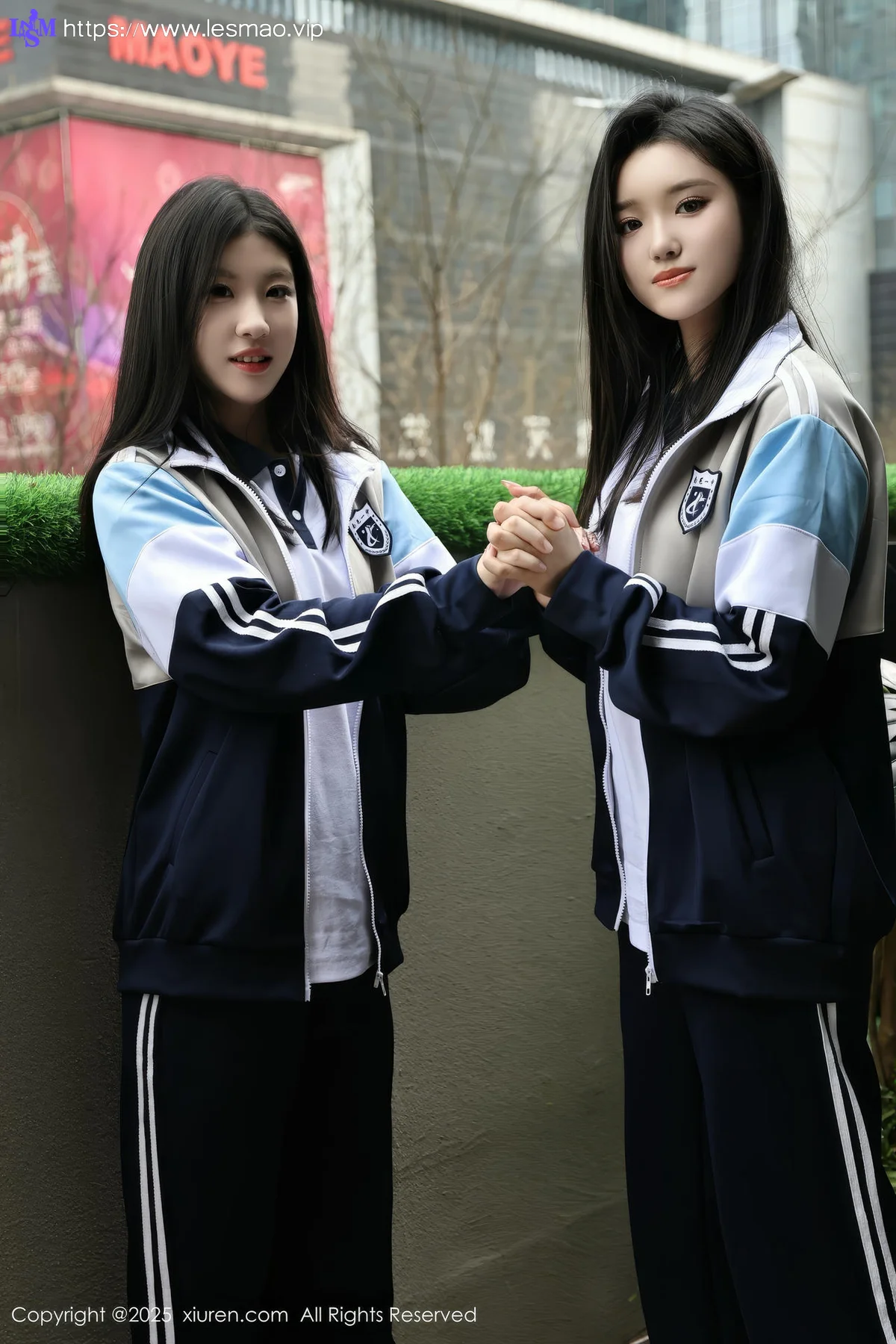 XiuRen 秀人 No.10288 小芭乐 两位蓝色校服大美女 - 4