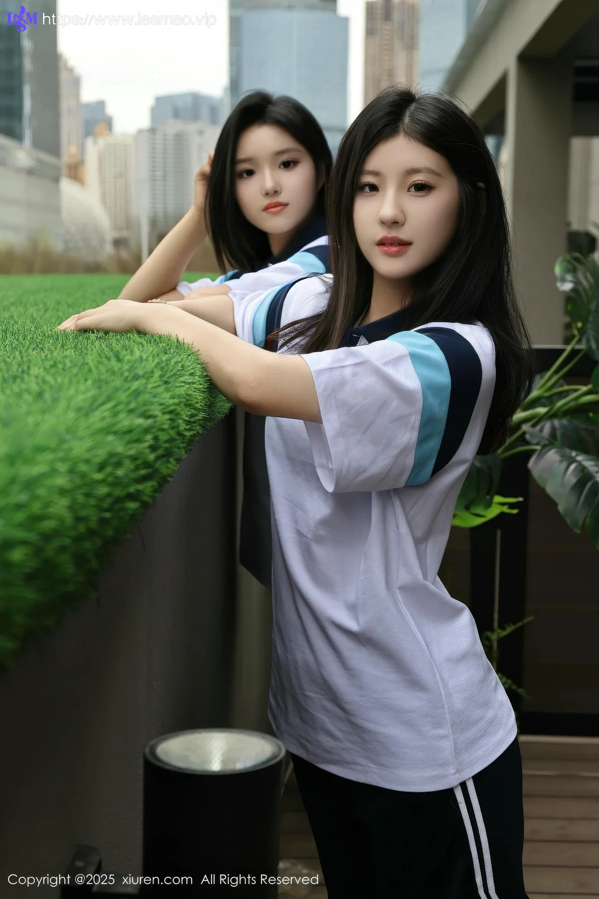 XiuRen 秀人 No.10288 小芭乐 两位蓝色校服大美女 - 6