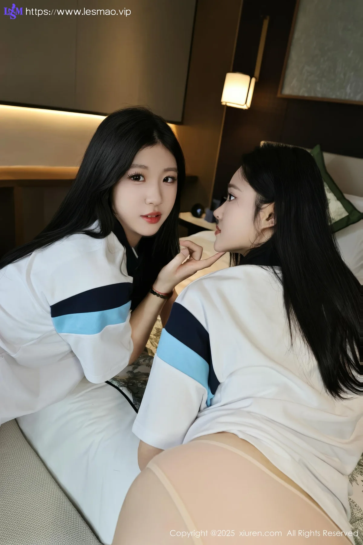 XiuRen 秀人 No.10288 小芭乐 两位蓝色校服大美女 - 3