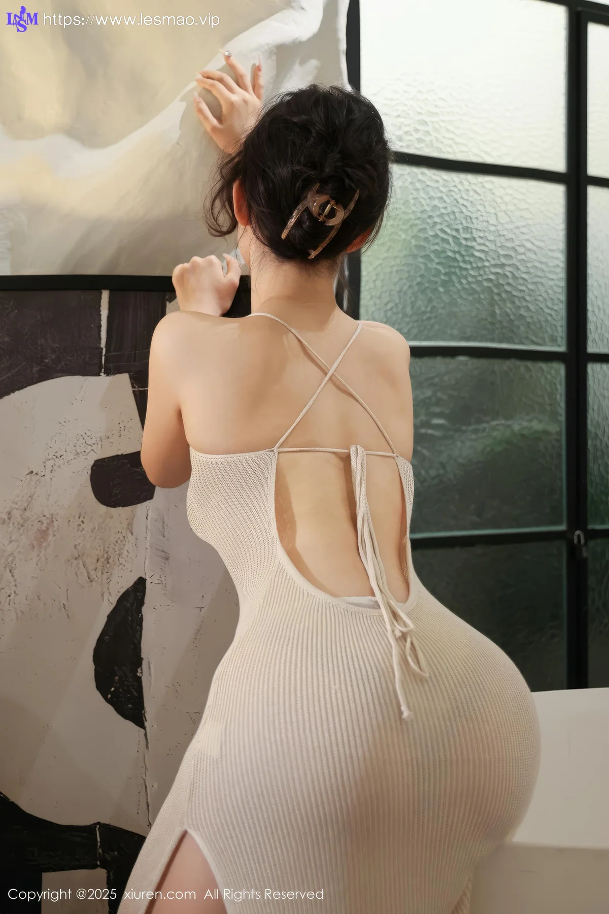 XiuRen 秀人 No.10305 苏一诺 白色比基尼 - 4