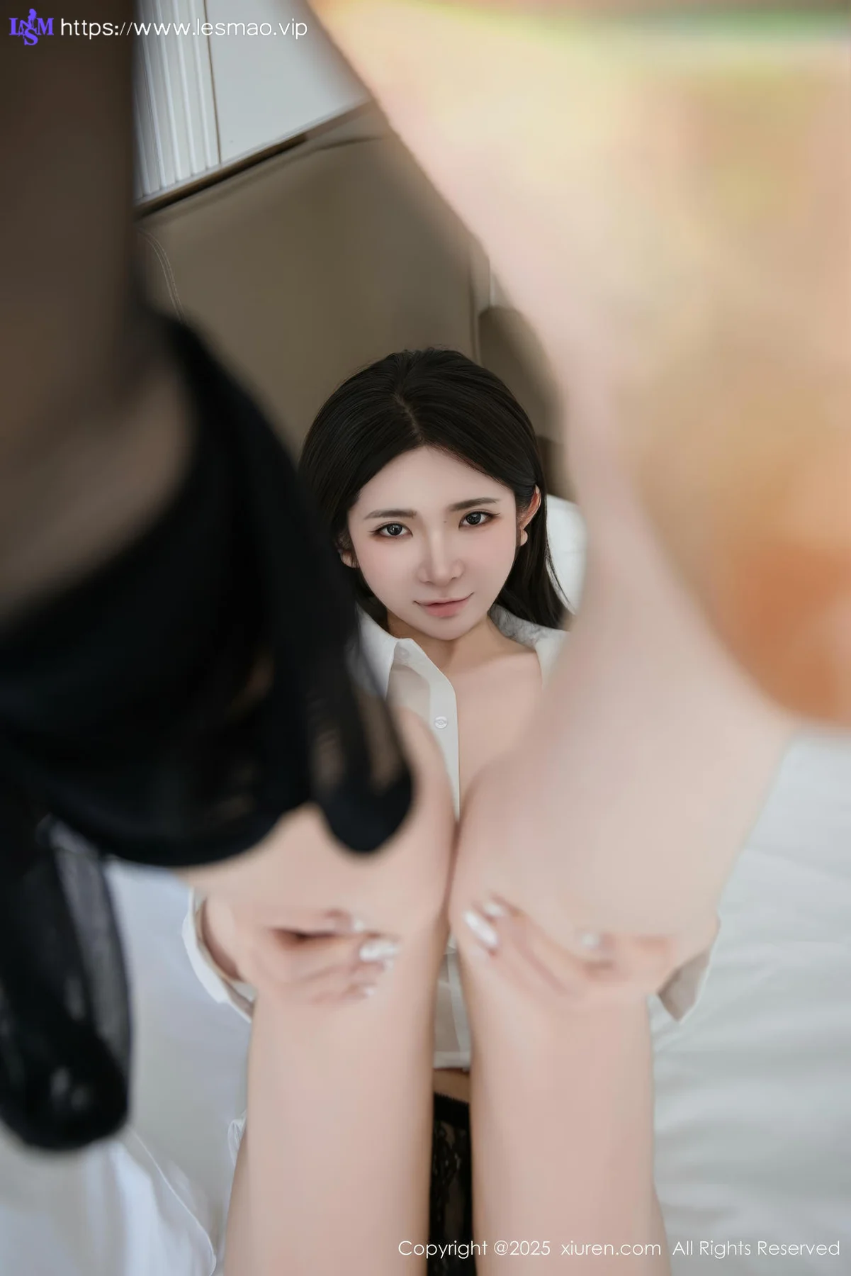 XiuRen 秀人 No.10338 童童Bunny 魅惑黑丝苗条身材 - 7