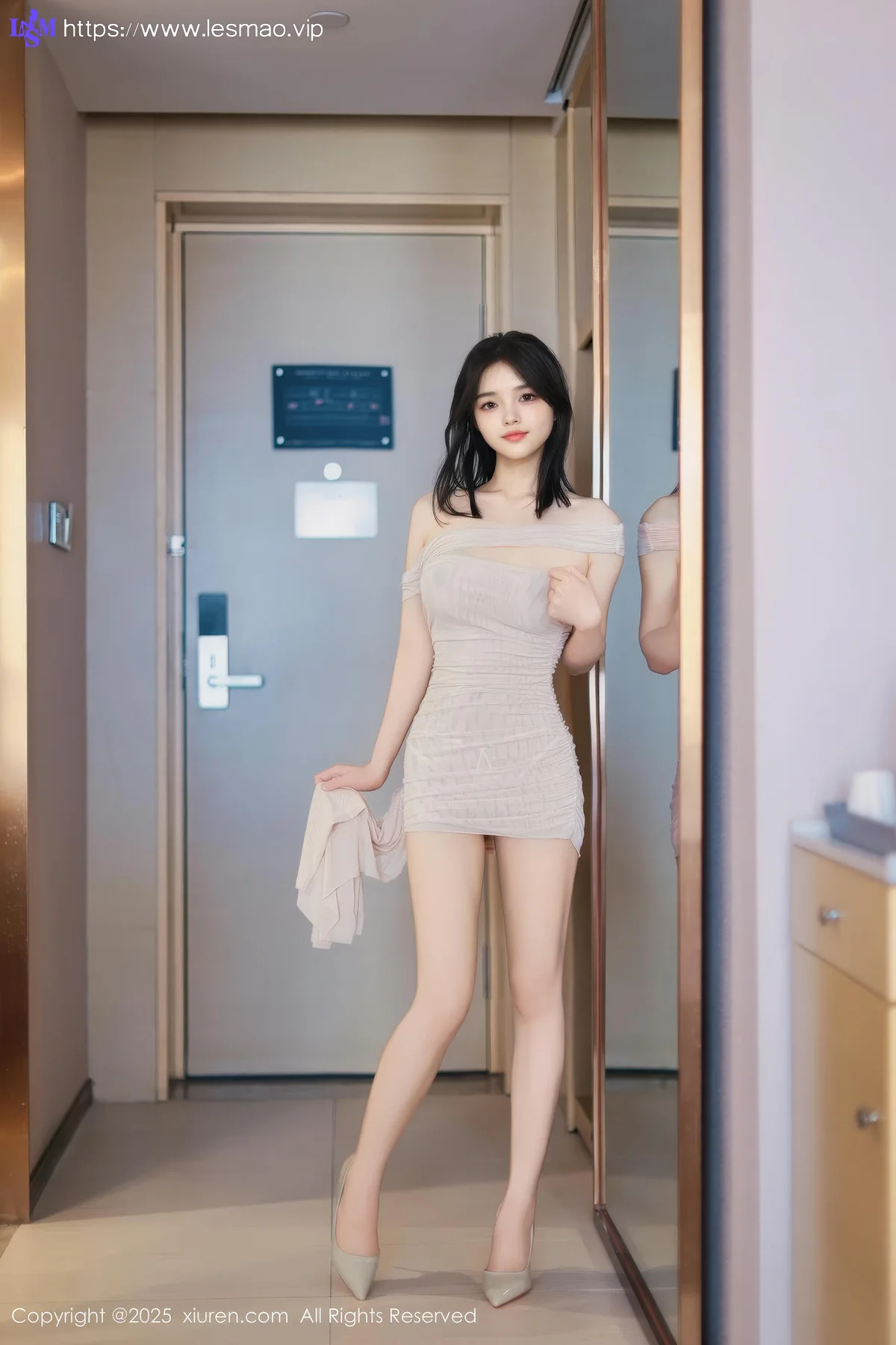 XiuRen 秀人 No.10344 苏软软 性感紫色包臀裙 - 2