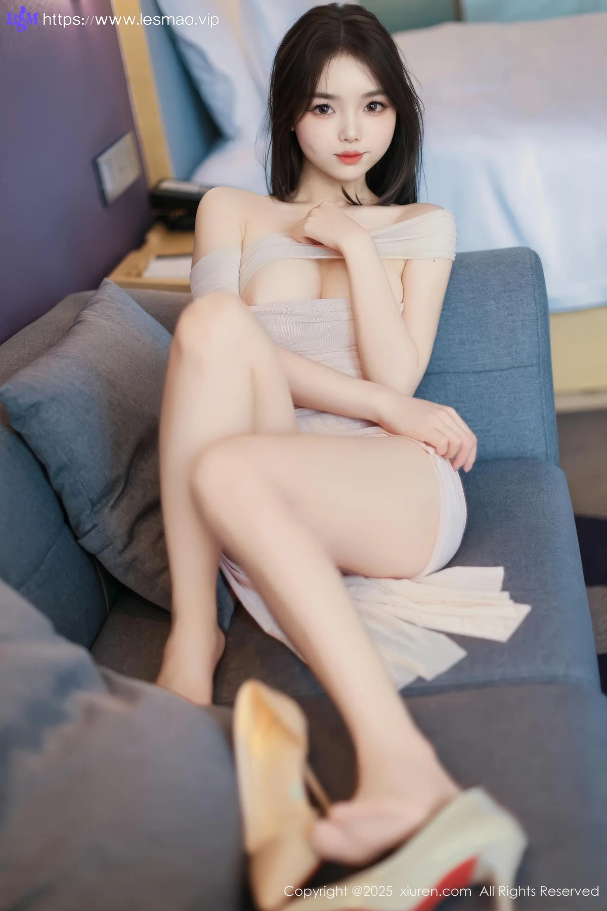 XiuRen 秀人 No.10344 苏软软 性感紫色包臀裙 - 3