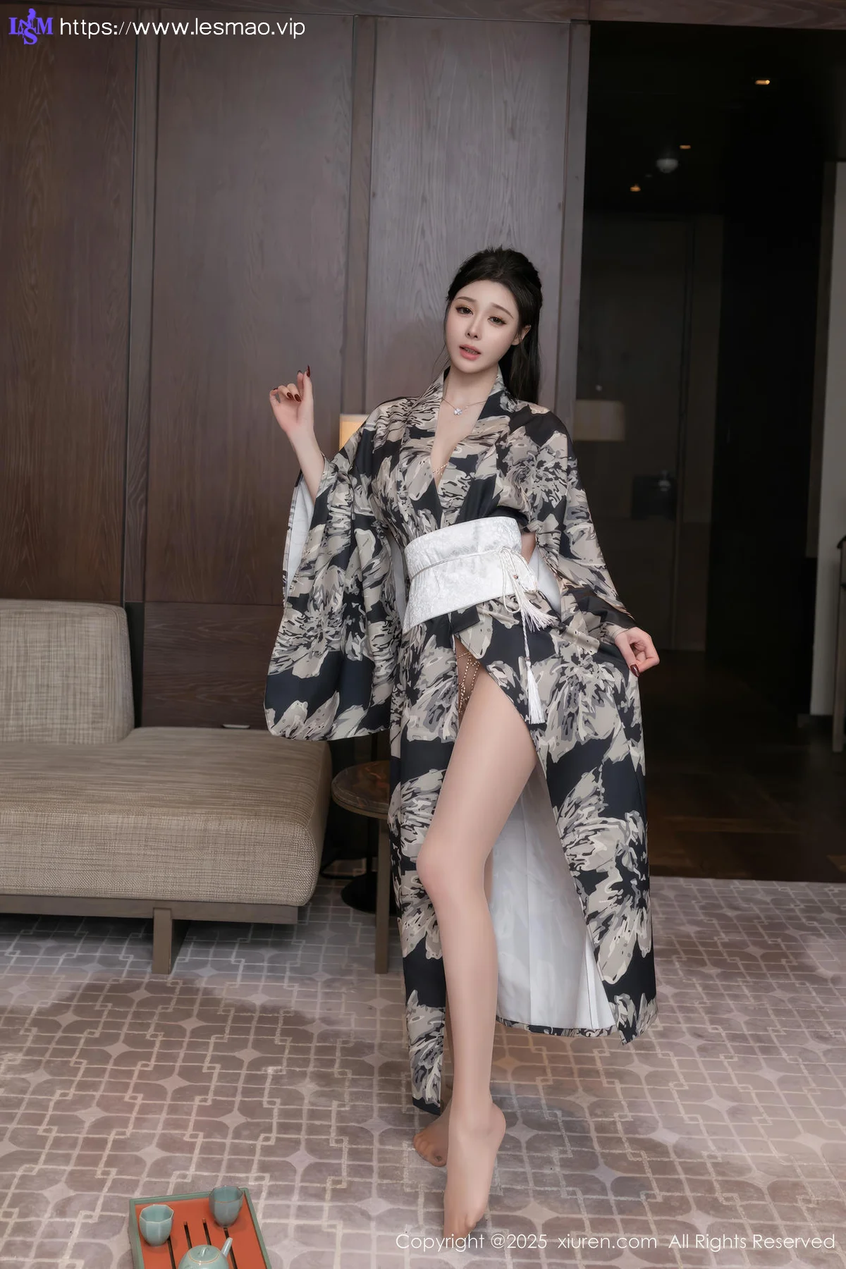 XiuRen 秀人 No.10352 小逗逗和陆萱萱 和服激情互动 - 5