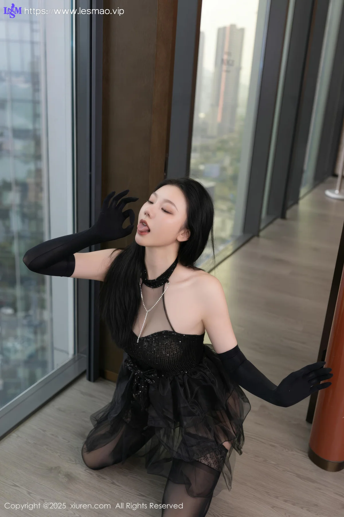 XiuRen 秀人 No.10363 安然anran 黑色芭蕾服梦幻入魂 - 8