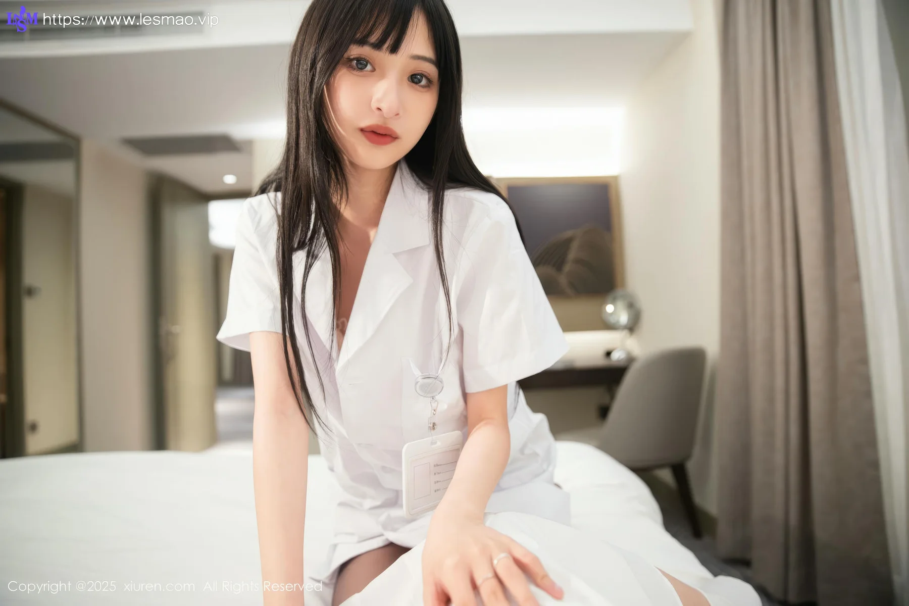 XiuRen 秀人 No.10373 茂木希子 白色护士服 - 5