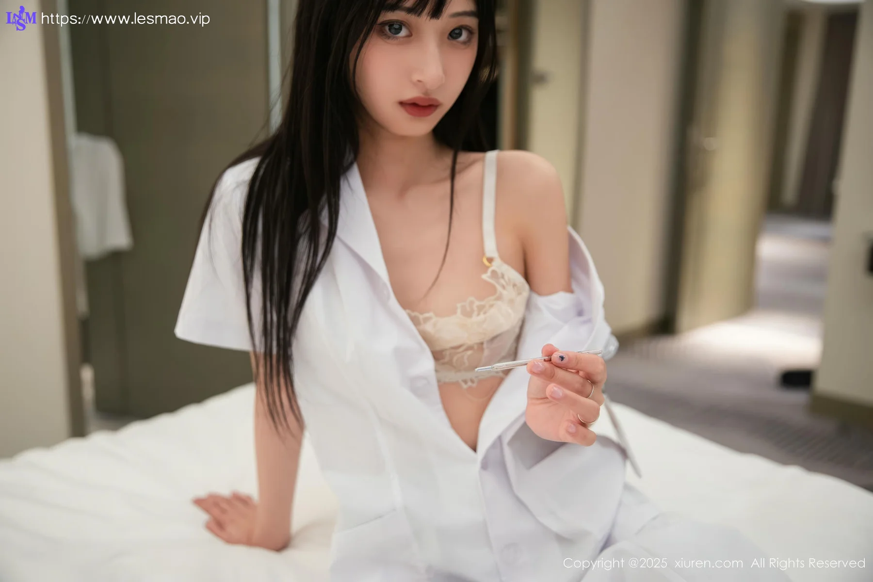 XiuRen 秀人 No.10373 茂木希子 白色护士服 - 9