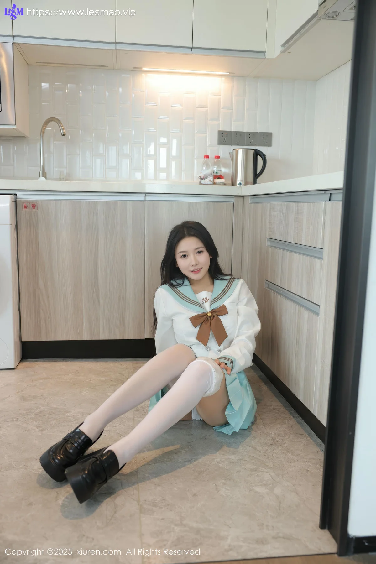 XiuRen 秀人 No.10379 林嘉馨 jk短裙清纯美女 - 5