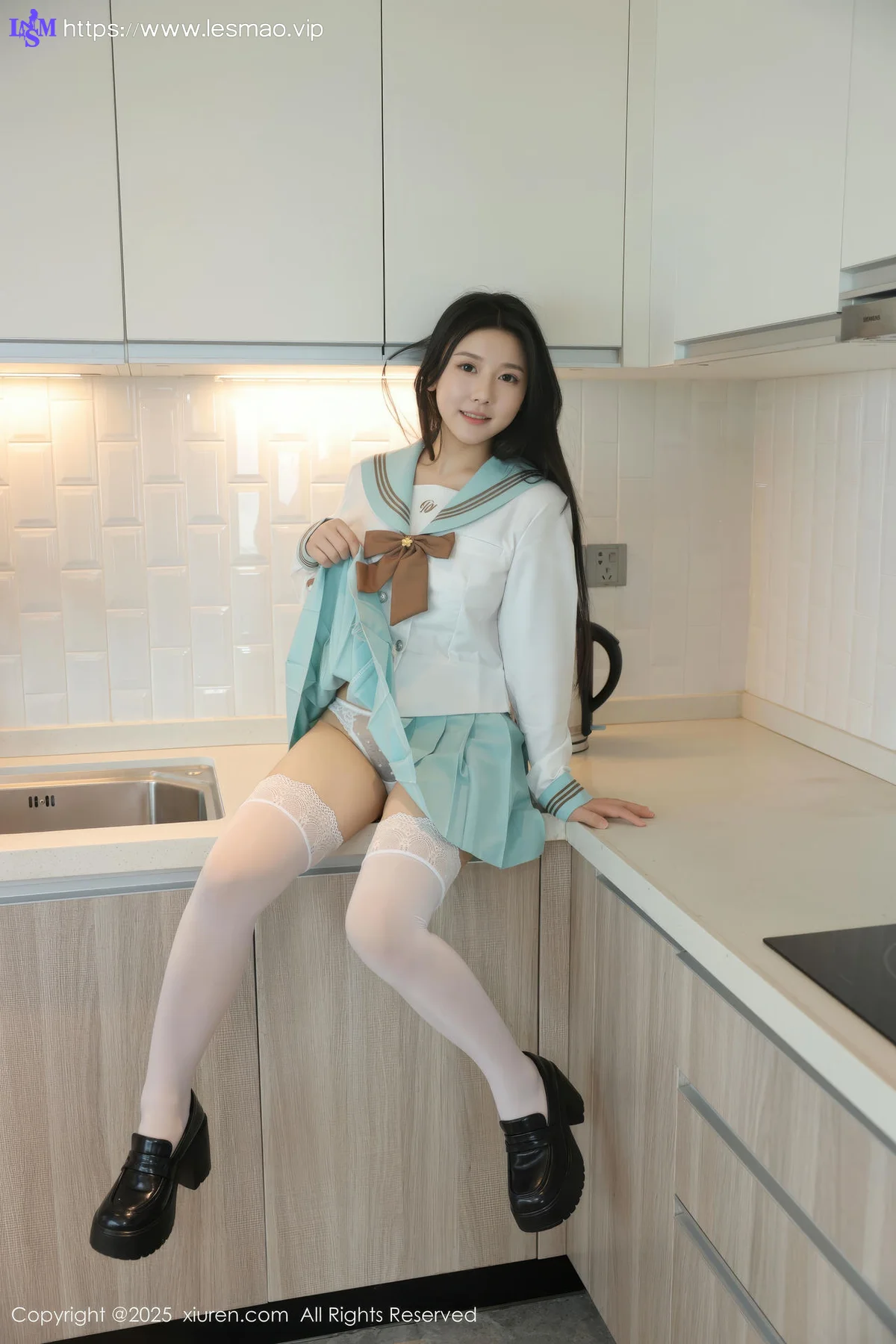 XiuRen 秀人 No.10379 林嘉馨 jk短裙清纯美女 - 5
