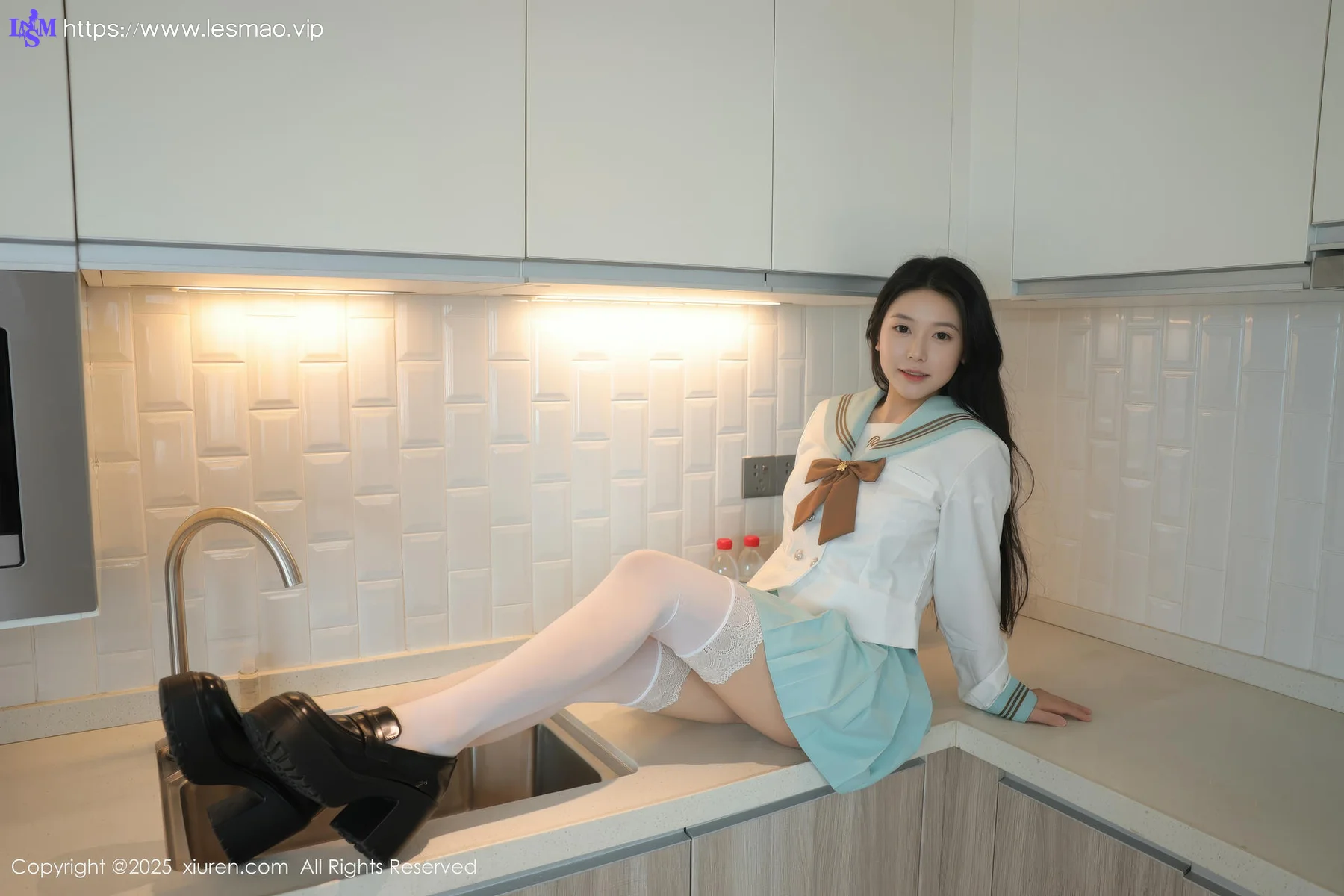 XiuRen 秀人 No.10379 林嘉馨 jk短裙清纯美女 - 7
