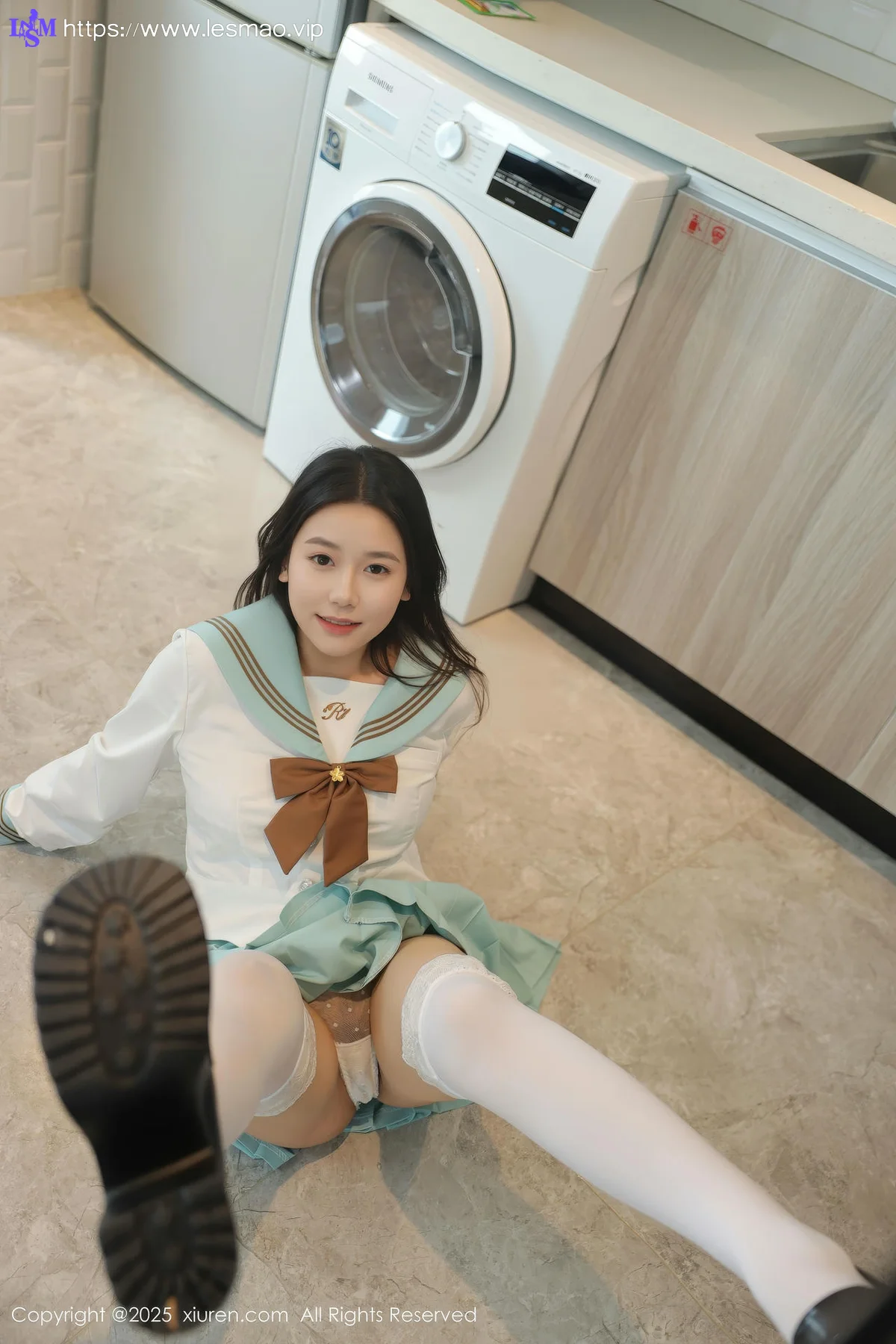 XiuRen 秀人 No.10379 林嘉馨 jk短裙清纯美女 - 2