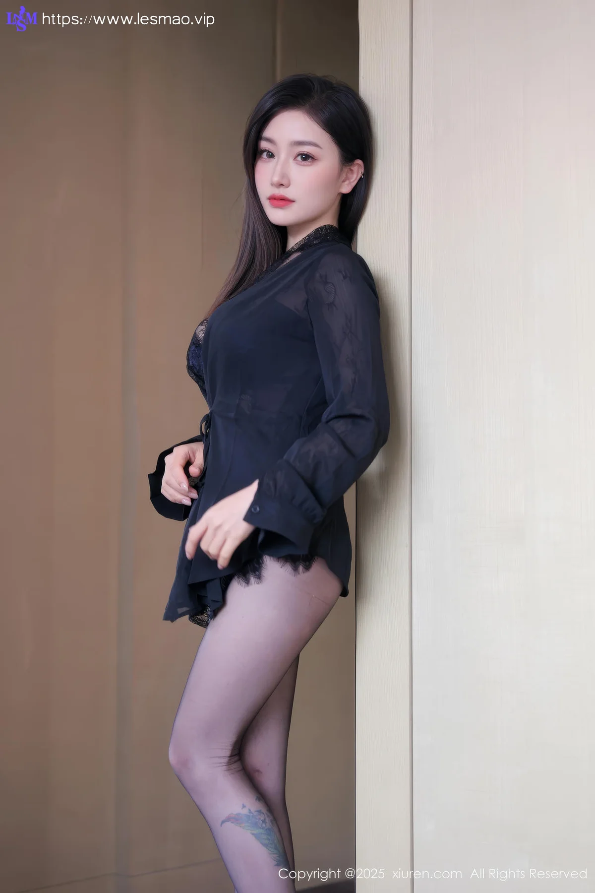 XiuRen 秀人 No.10382 Annie_baby 长腿黑丝情趣蕾丝 - 4