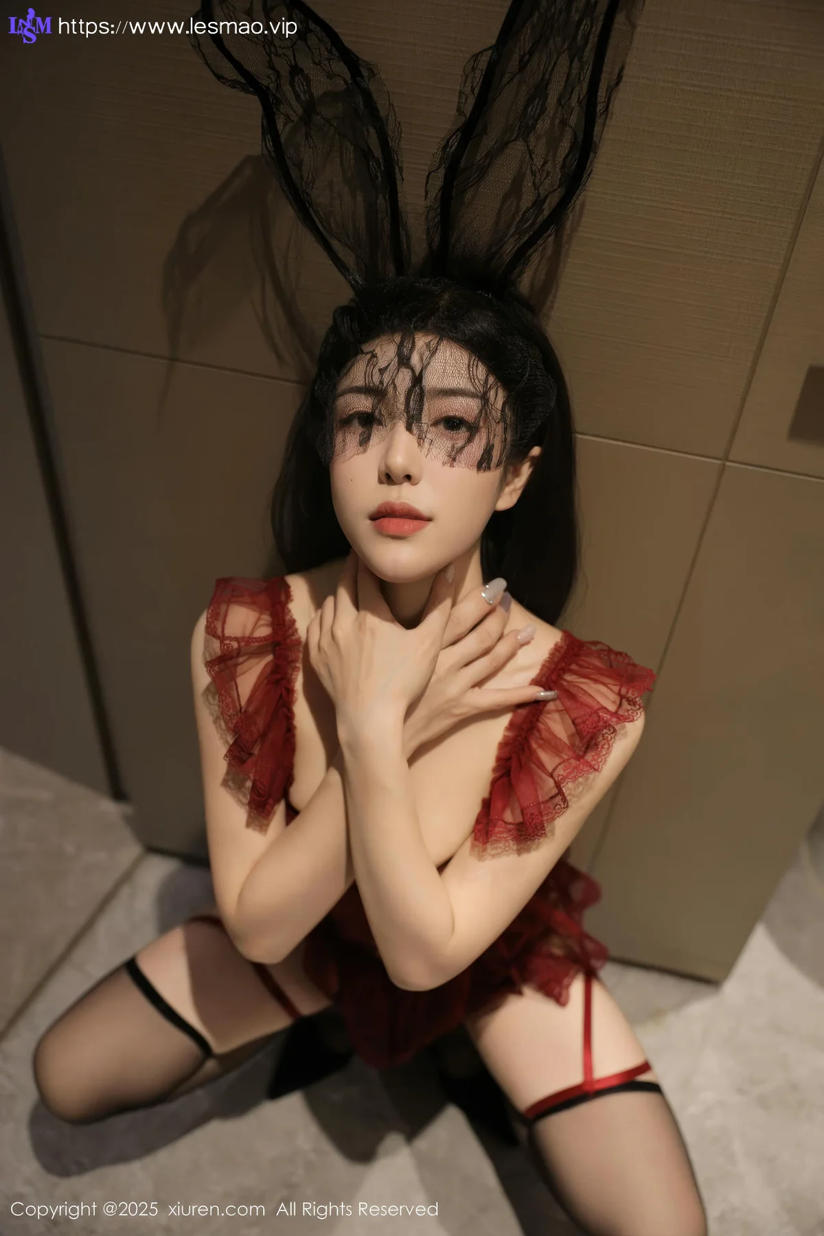XiuRen 秀人 No.10386 李安妮 兔女郎高跟黑丝 - 5