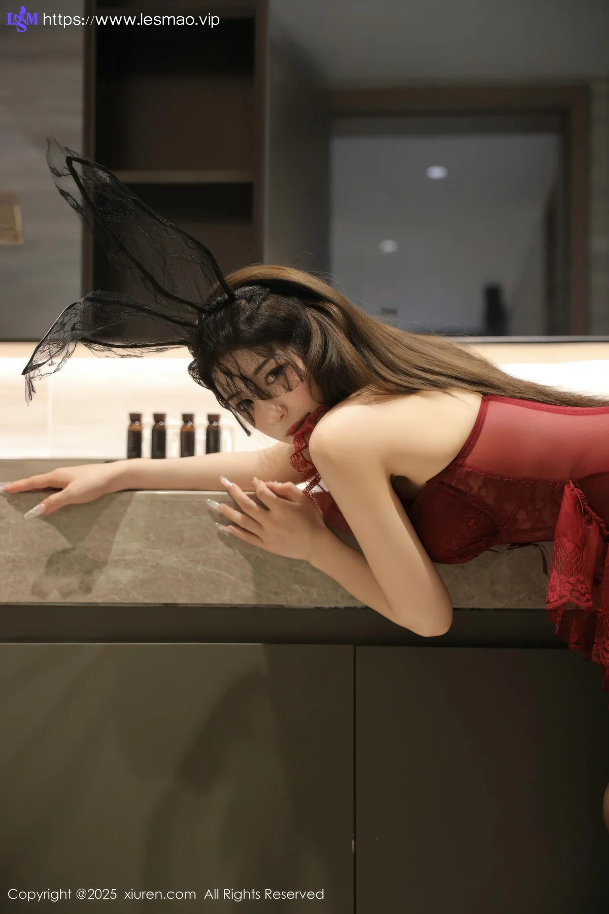 XiuRen 秀人 No.10386 李安妮 兔女郎高跟黑丝 - 5