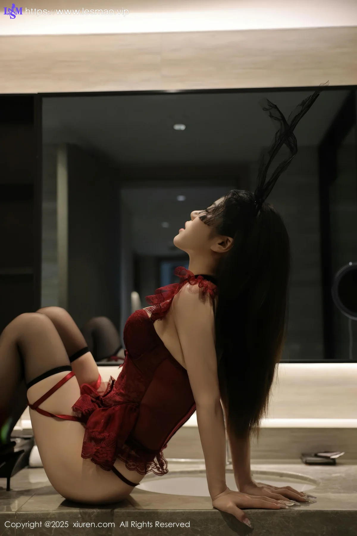 XiuRen 秀人 No.10386 李安妮 兔女郎高跟黑丝 - 6