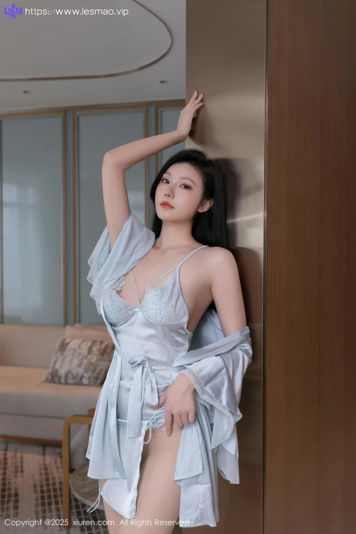 XiuRen 秀人 No.10390 安然anran 性感睡裙美腿 - 3
