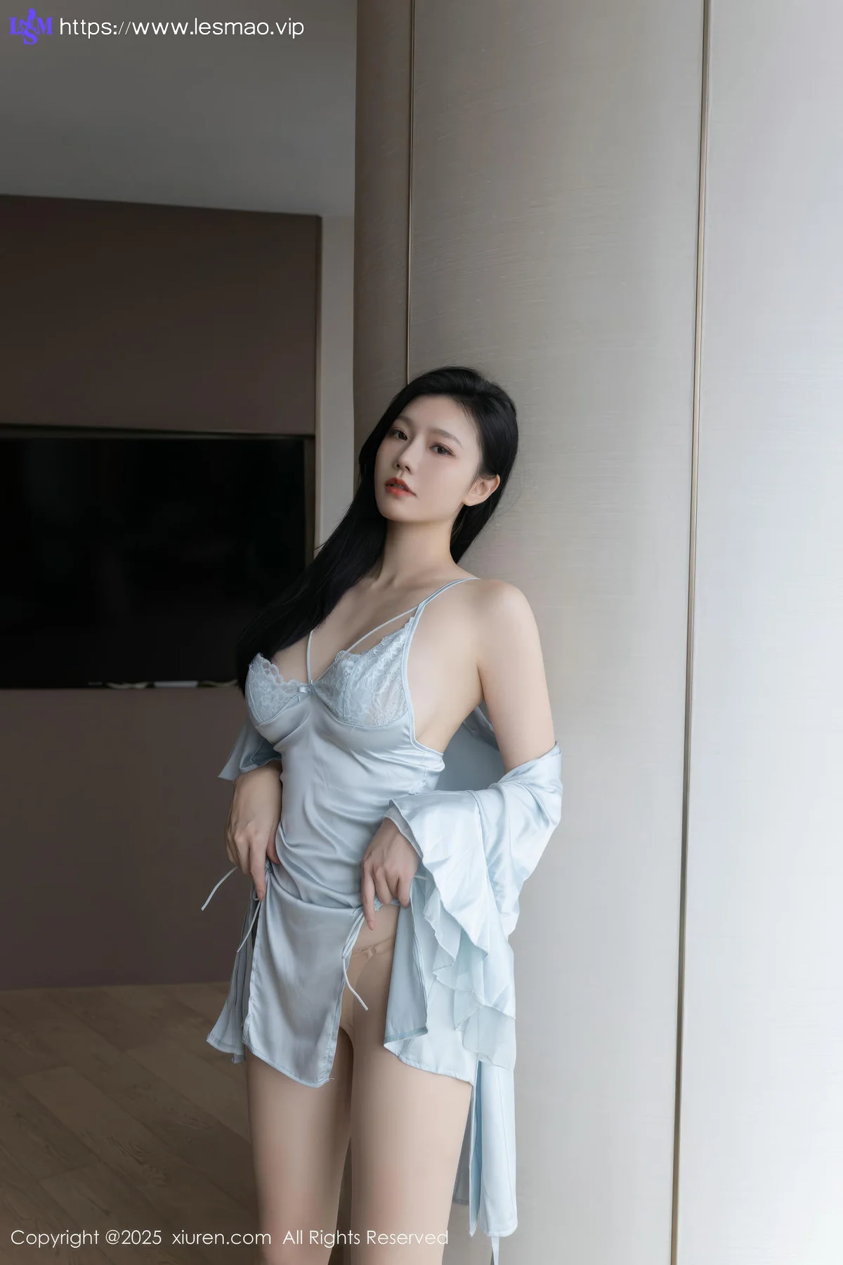 XiuRen 秀人 No.10390 安然anran 性感睡裙美腿 - 3