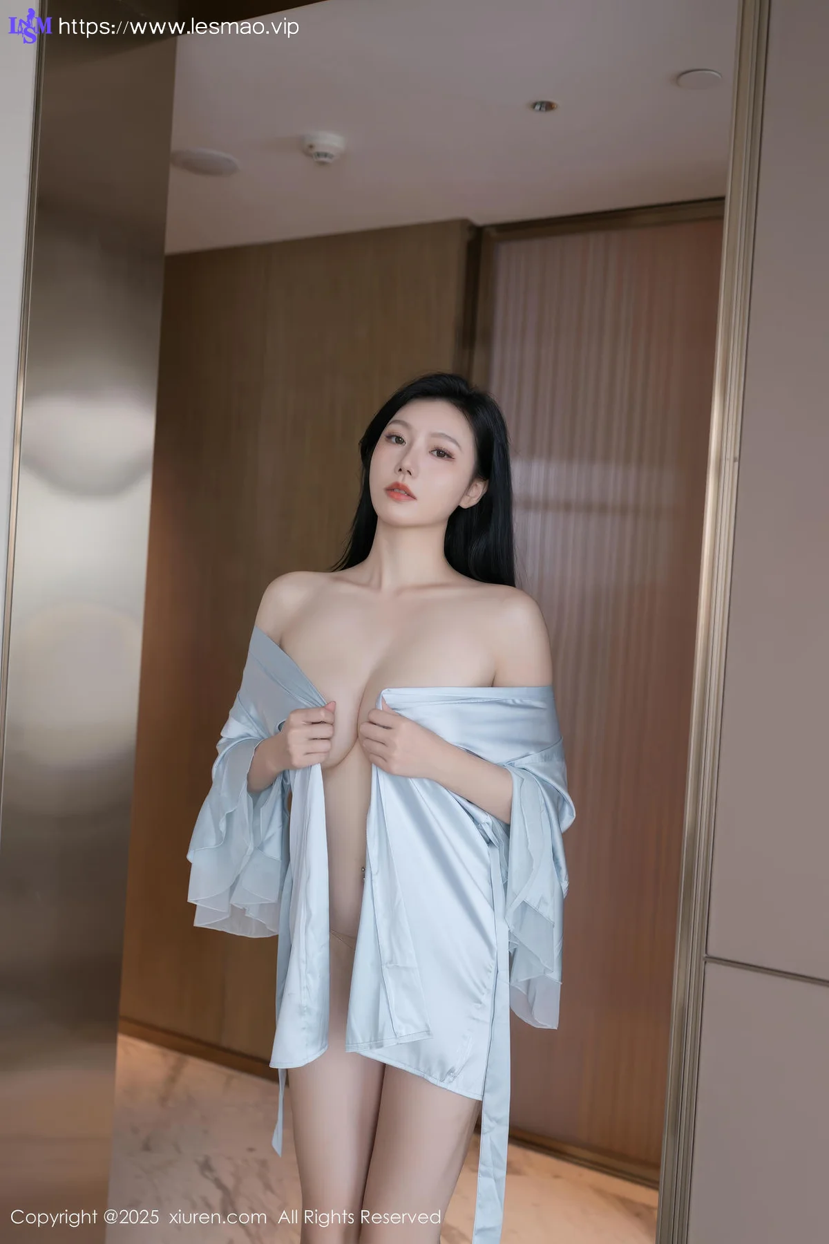XiuRen 秀人 No.10390 安然anran 性感睡裙美腿 - 1