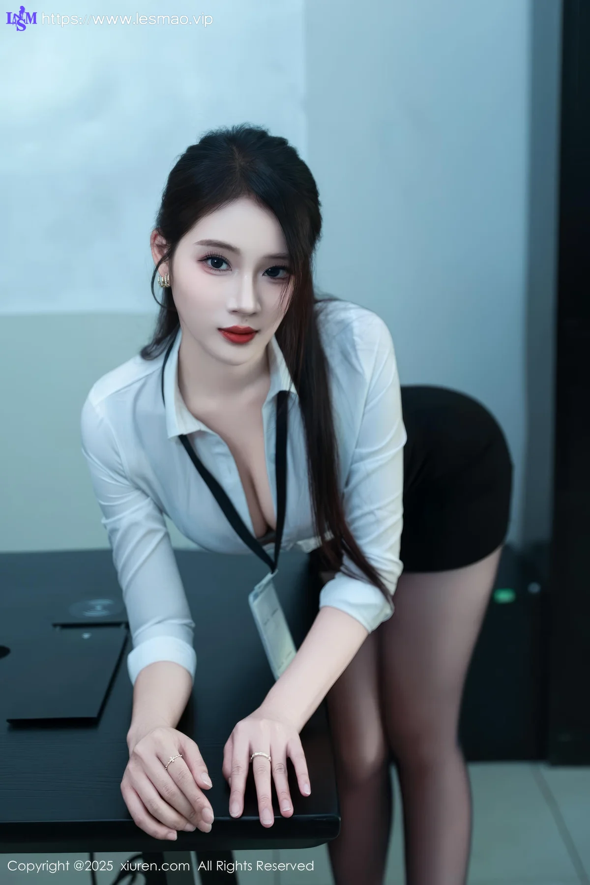 XiuRen 秀人 No.10405 梨霜儿 童颜巨乳白丝 - 6