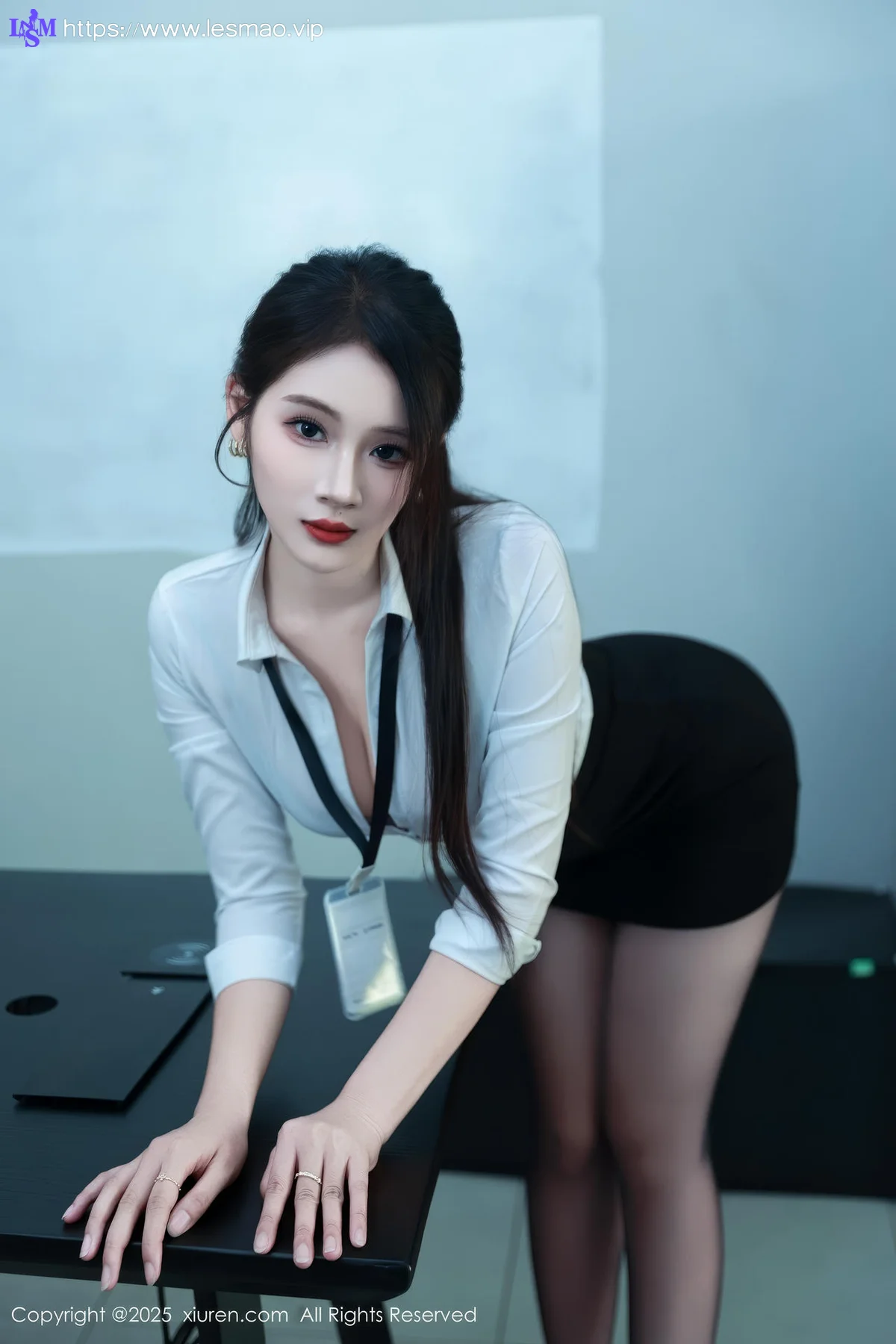XiuRen 秀人 No.10405 梨霜儿 童颜巨乳白丝 - 7