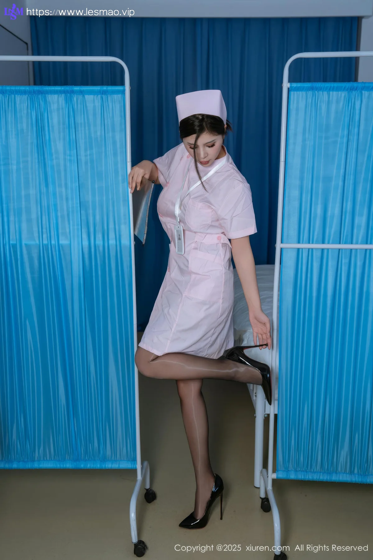 XiuRen 秀人 No.10408 小蛮妖Yummy 粉色护士服 - 9