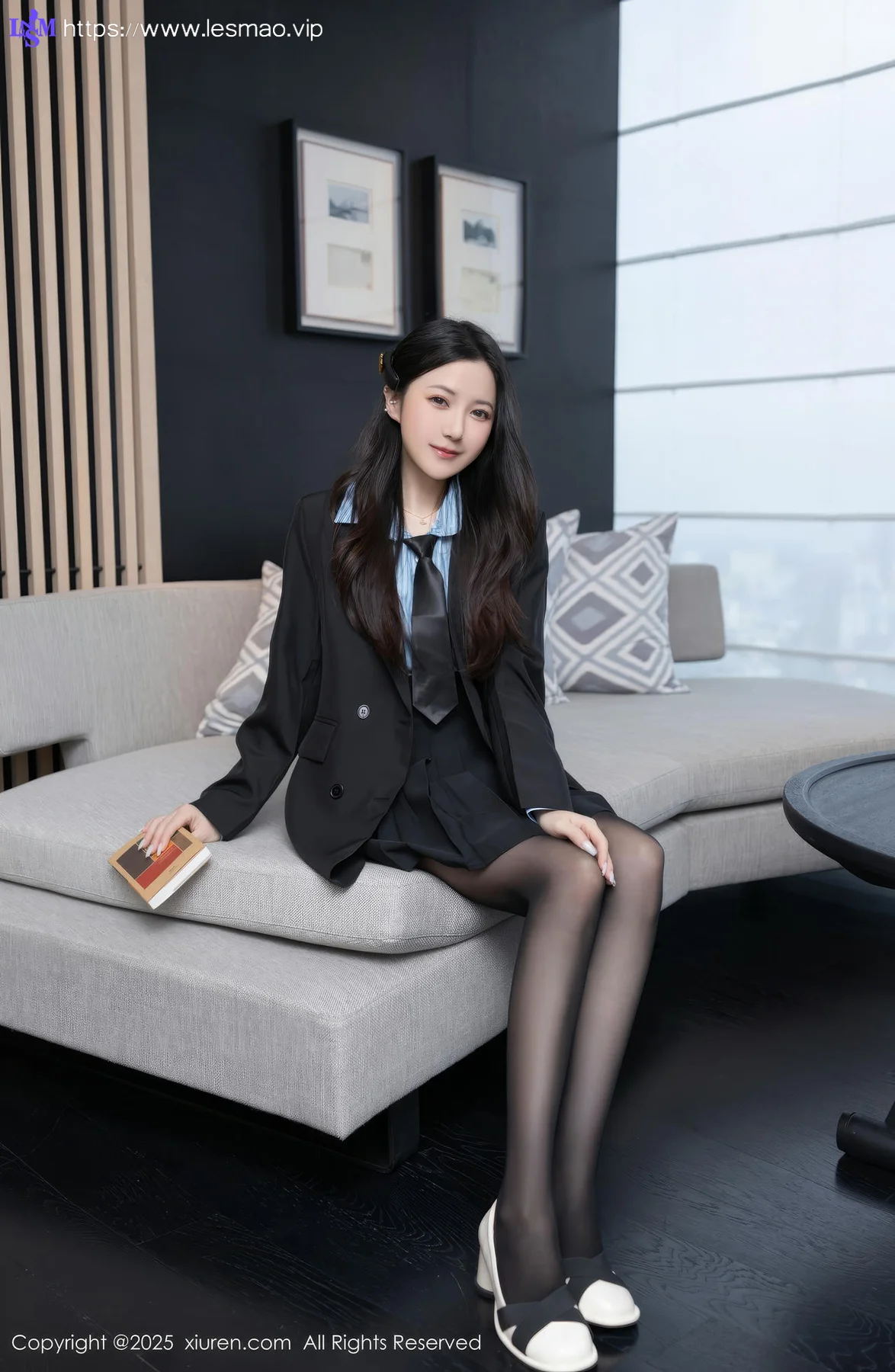 XiuRen 秀人 No.10412 鱼子酱Fish 黑色短裙婀娜动人身段 - 5