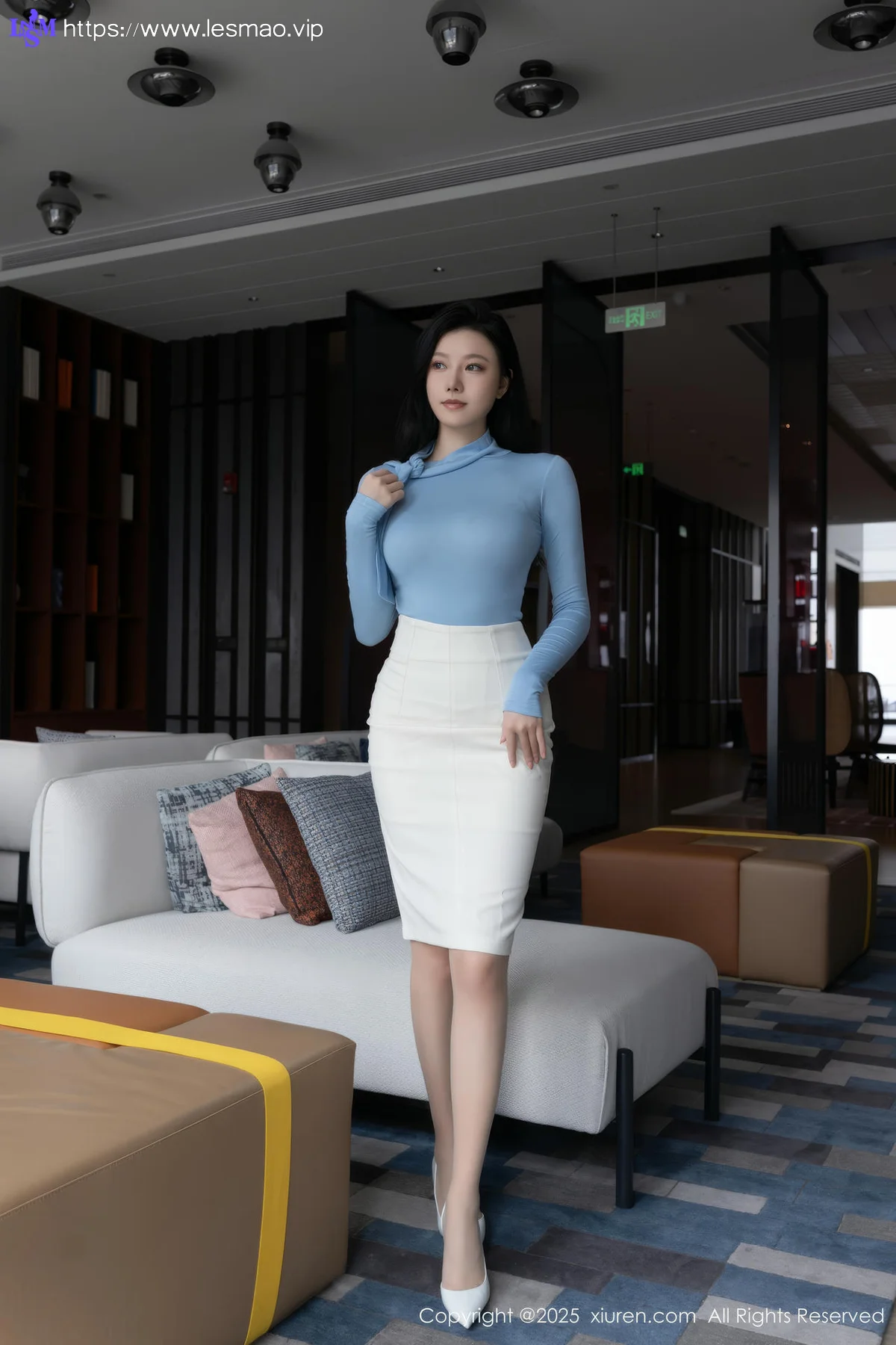 XiuRen 秀人 No.10424 安然anran 诱人肉色丝袜 - 3