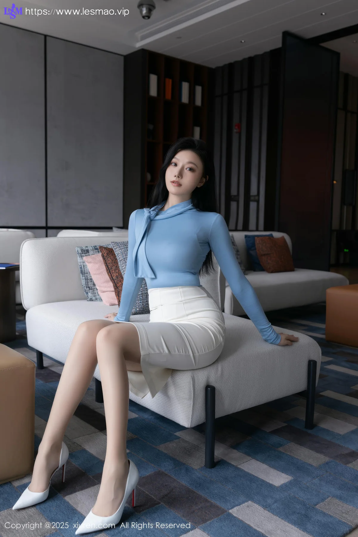 XiuRen 秀人 No.10424 安然anran 诱人肉色丝袜 - 5