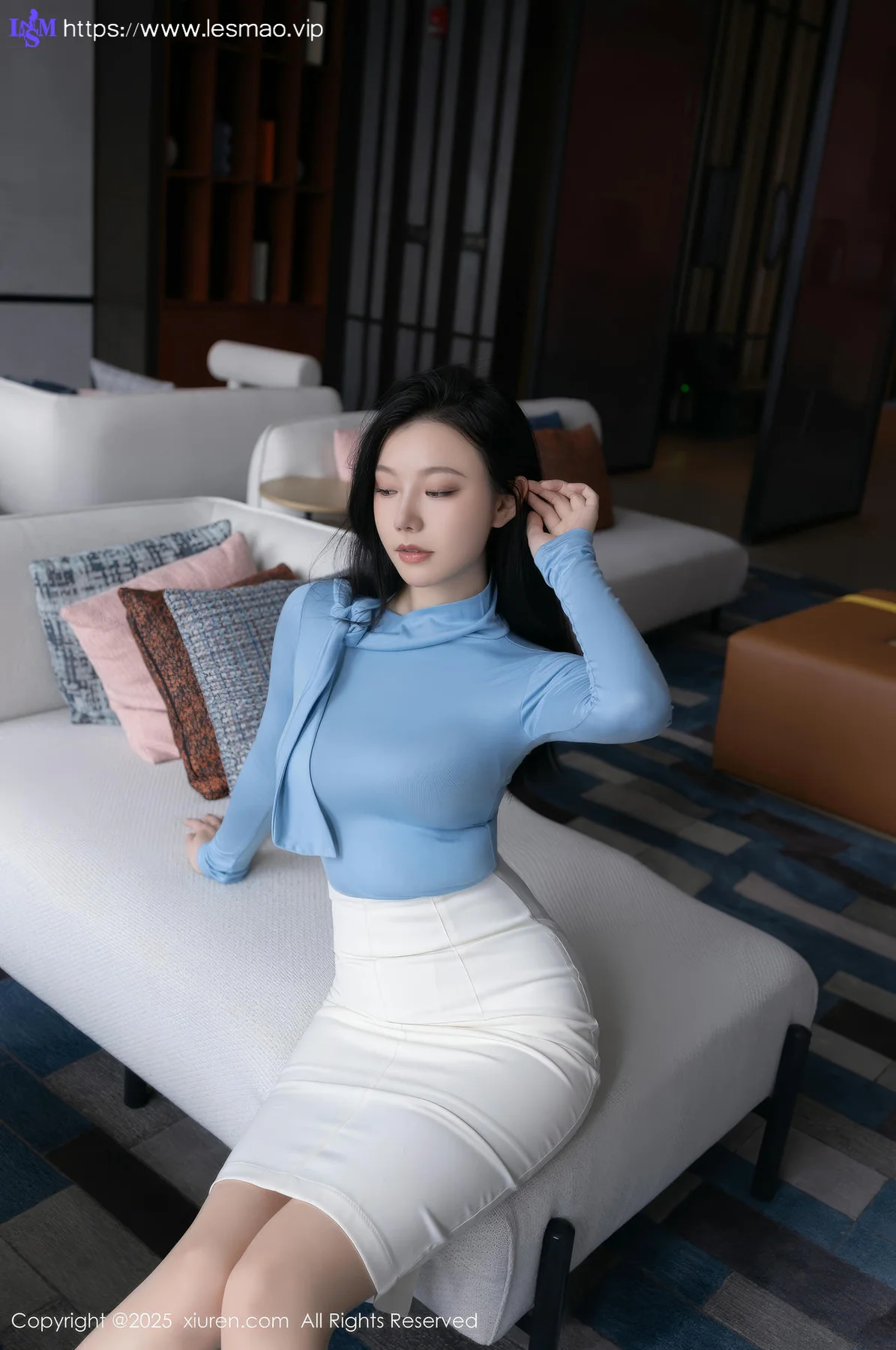 XiuRen 秀人 No.10424 安然anran 诱人肉色丝袜 - 6