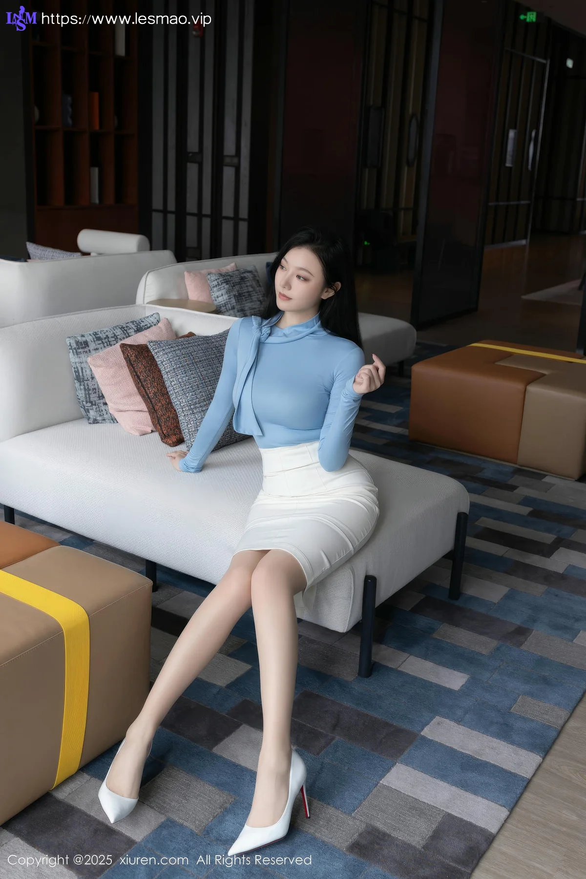 XiuRen 秀人 No.10424 安然anran 诱人肉色丝袜 - 7