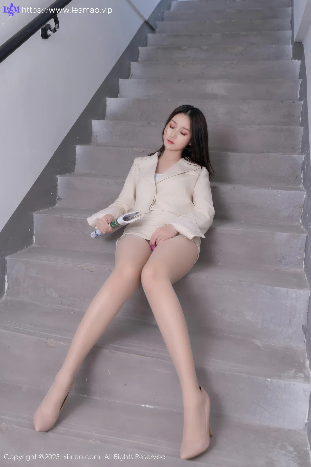 XiuRen 秀人 No.10428 杏子Yada 诱人肉色丝袜 - 5