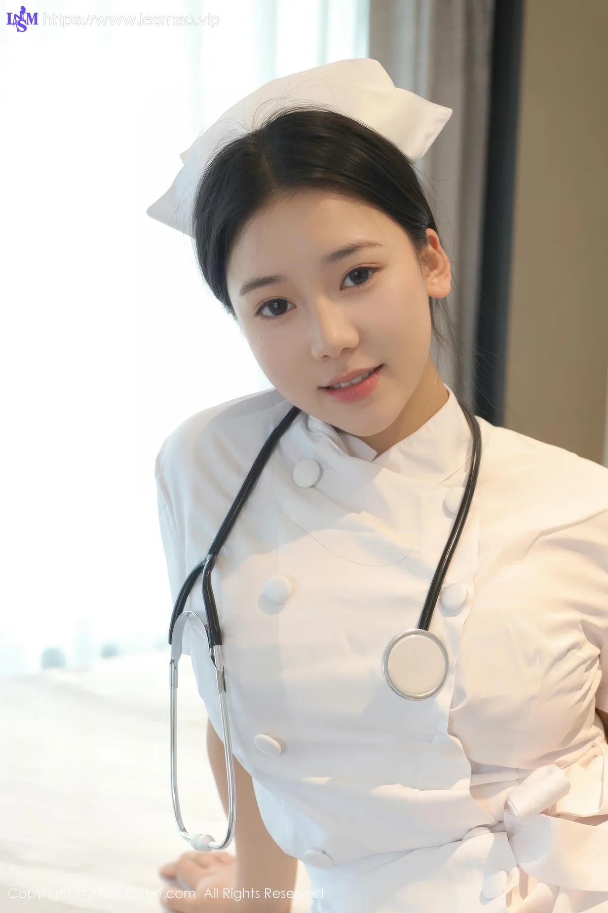 XiuRen 秀人 No.10465 林嘉馨 白色护士制服 - 1
