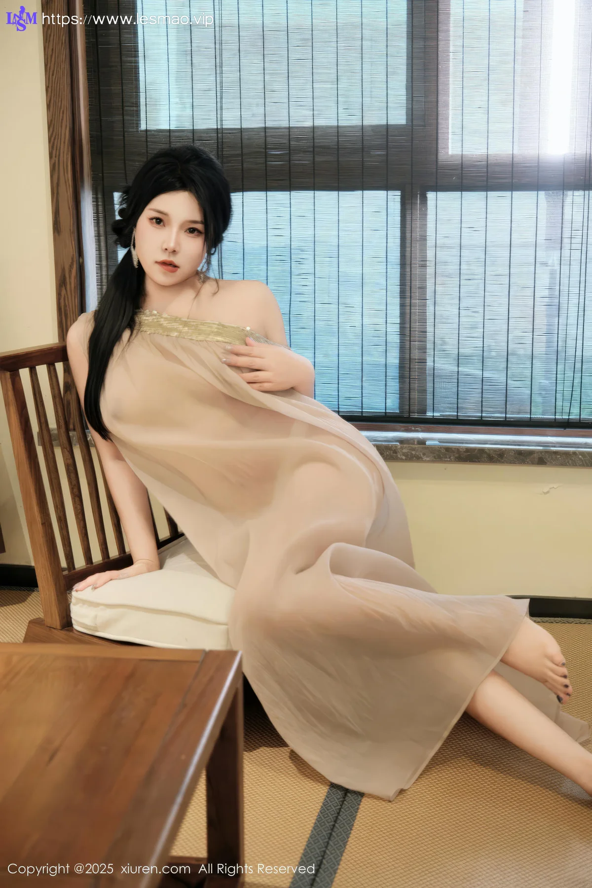 XiuRen 秀人 No.10500 麦田 透视连衣裙 - 3