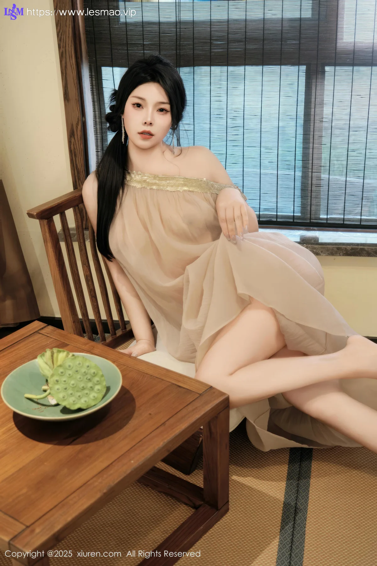 XiuRen 秀人 No.10500 麦田 透视连衣裙 - 8