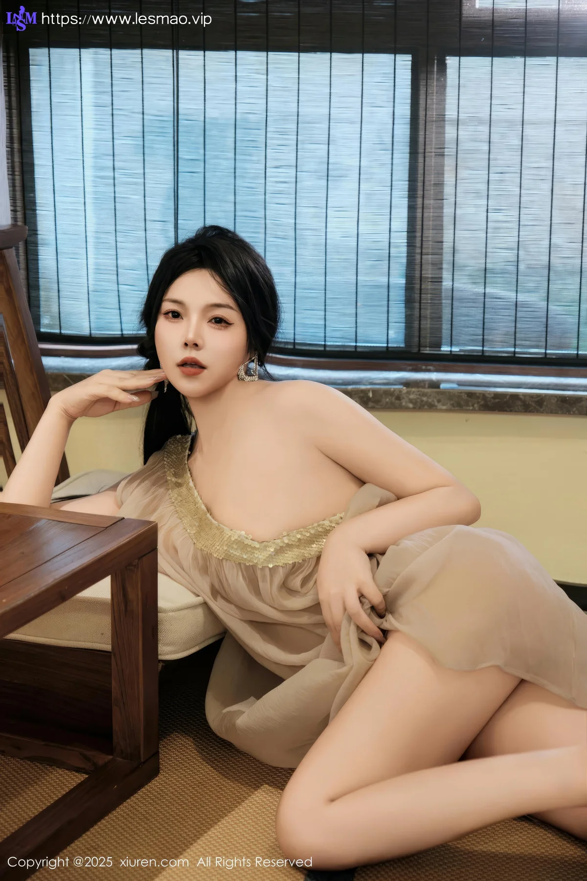 XiuRen 秀人 No.10500 麦田 透视连衣裙 - 5