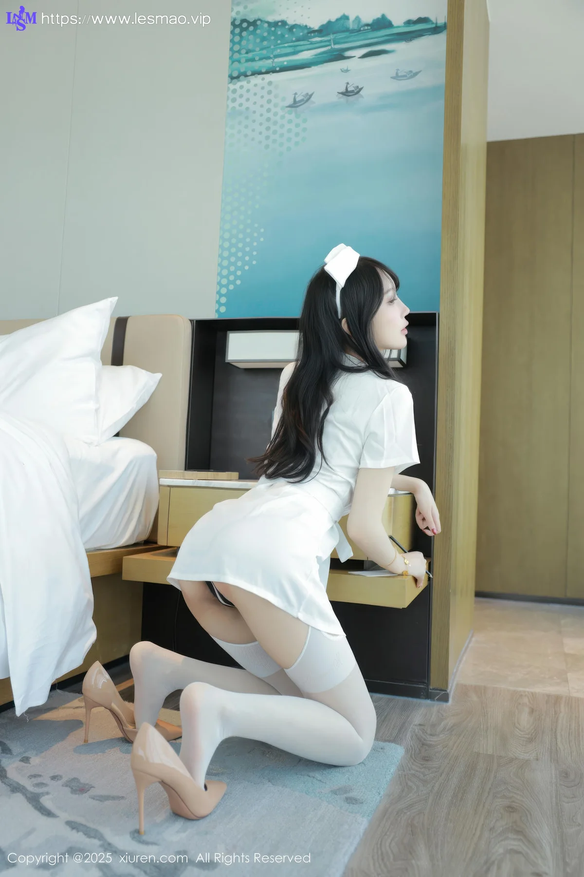 XiuRen 秀人 No.10507 玥儿玥er 白色护士制服 - 10