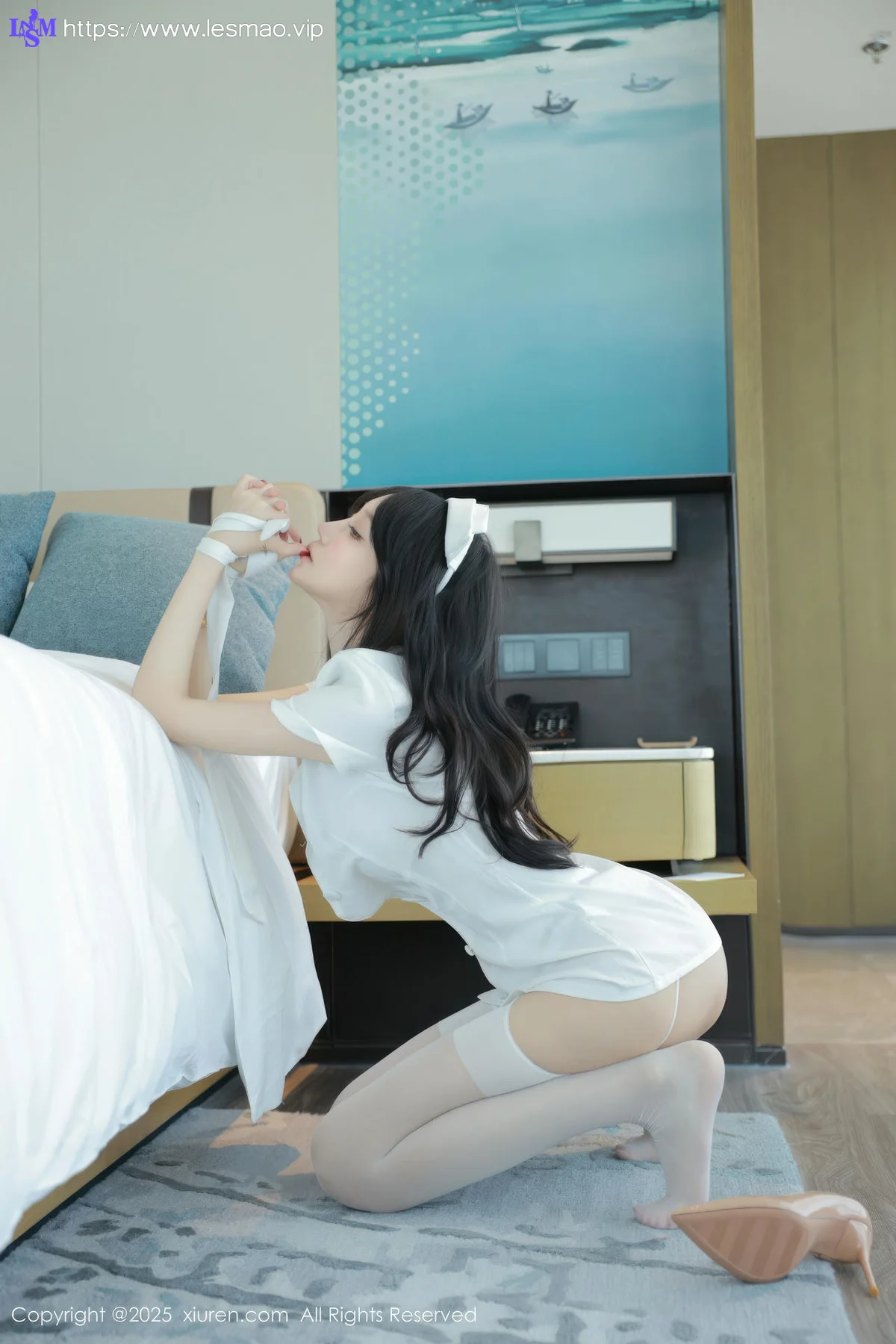 XiuRen 秀人 No.10507 玥儿玥er 白色护士制服 - 7