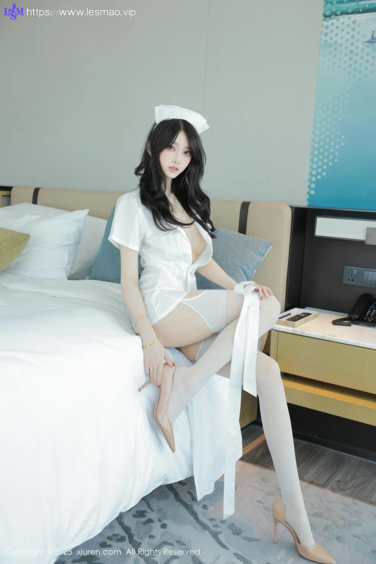 XiuRen 秀人 No.10507 玥儿玥er 白色护士制服 - 10