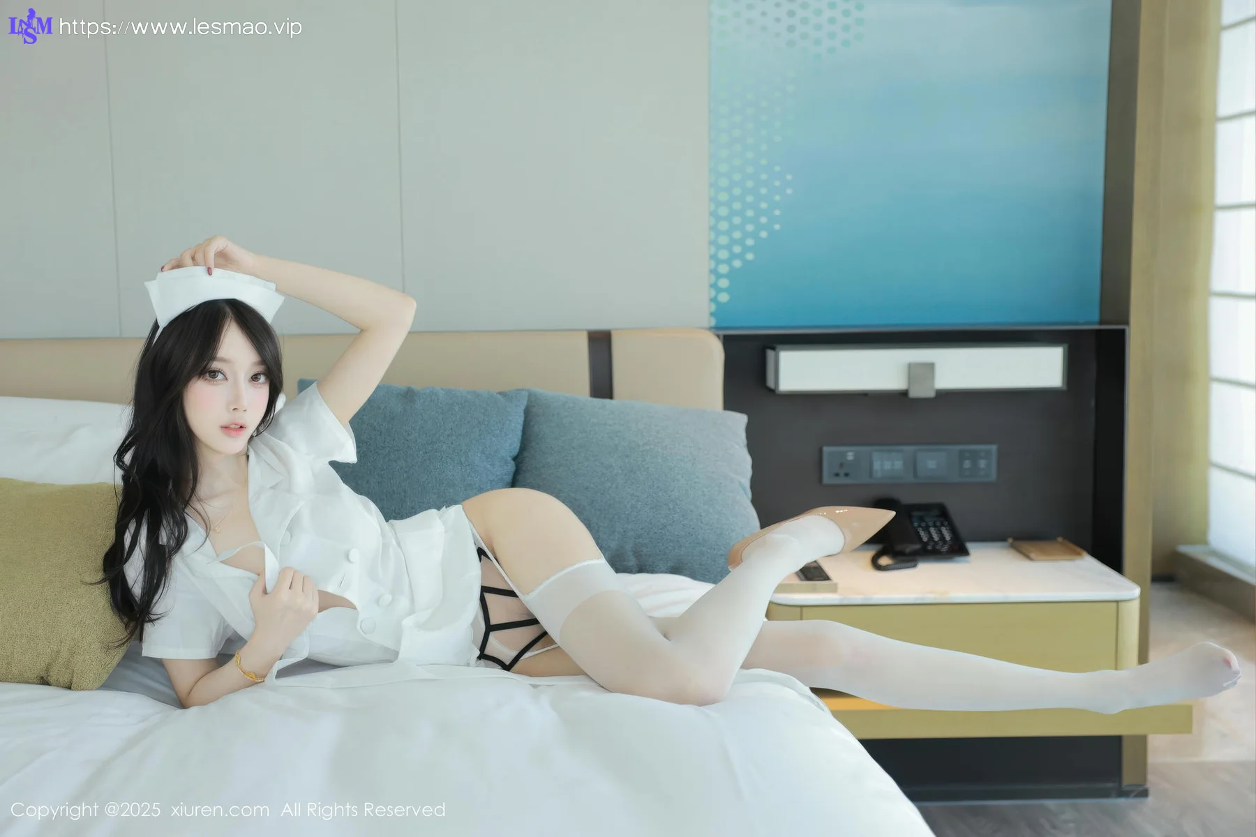 XiuRen 秀人 No.10507 玥儿玥er 白色护士制服 - 7